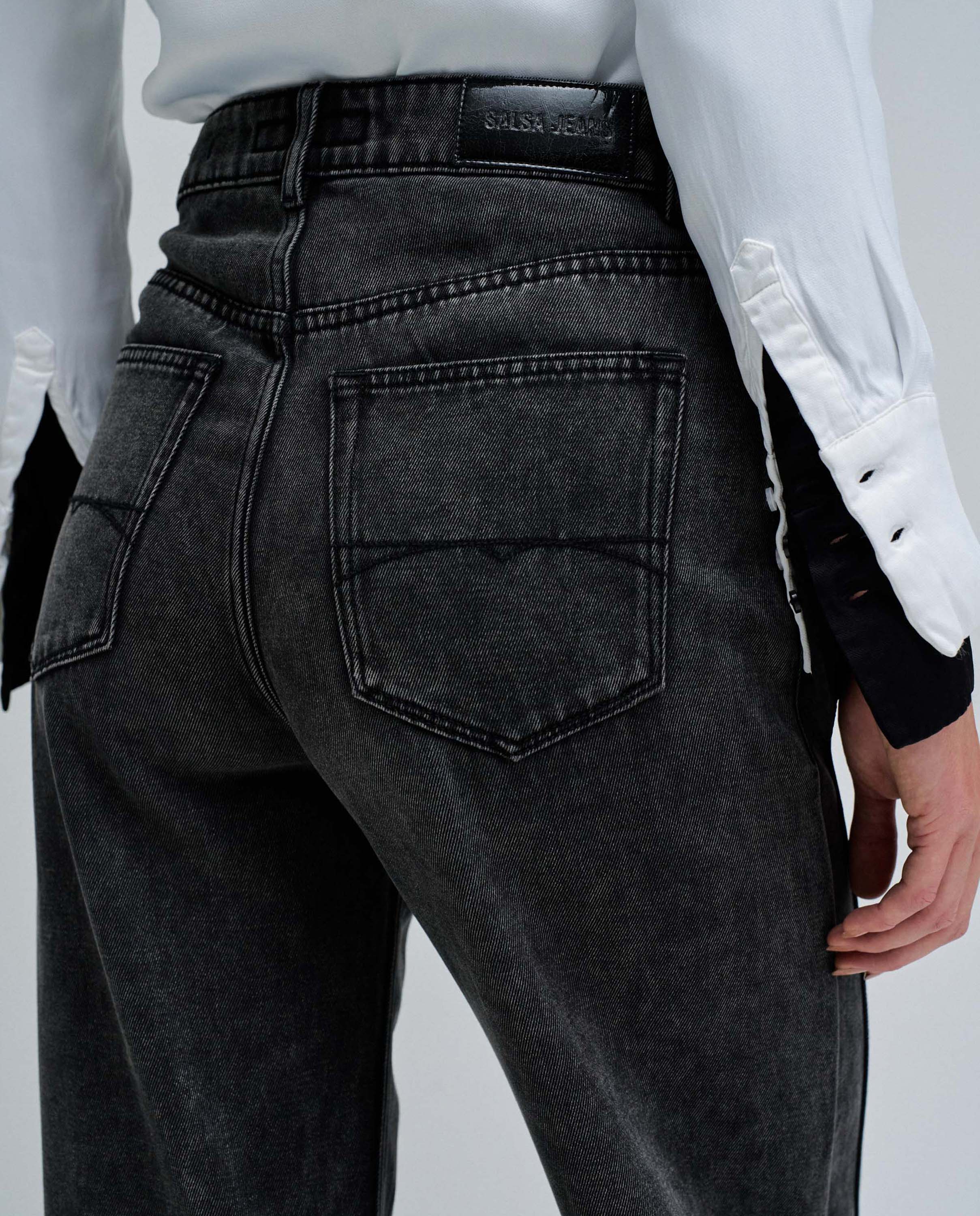 Jeans Wide Leg Preto-4