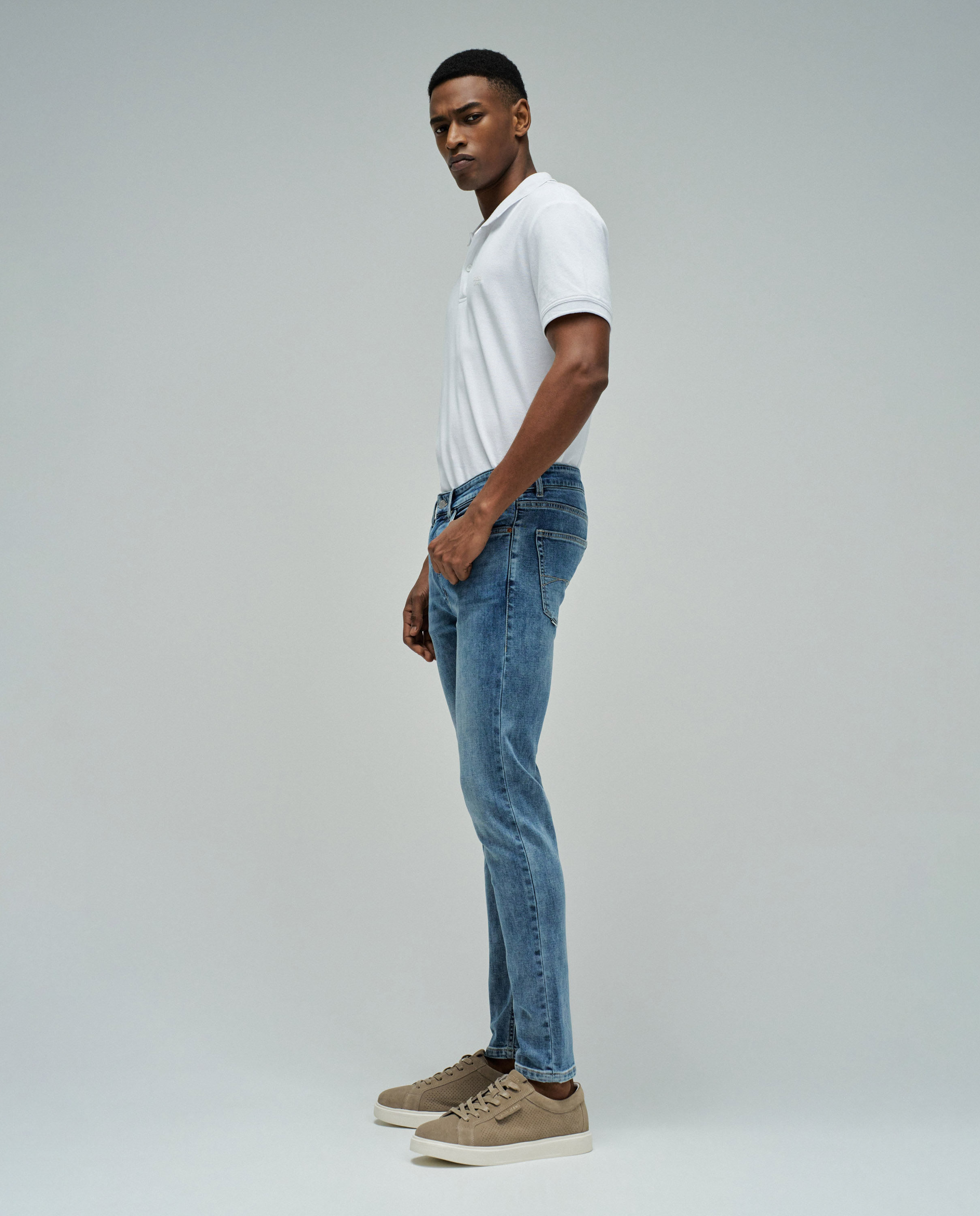 Jeans Skinny Fit S-activ Azul-2