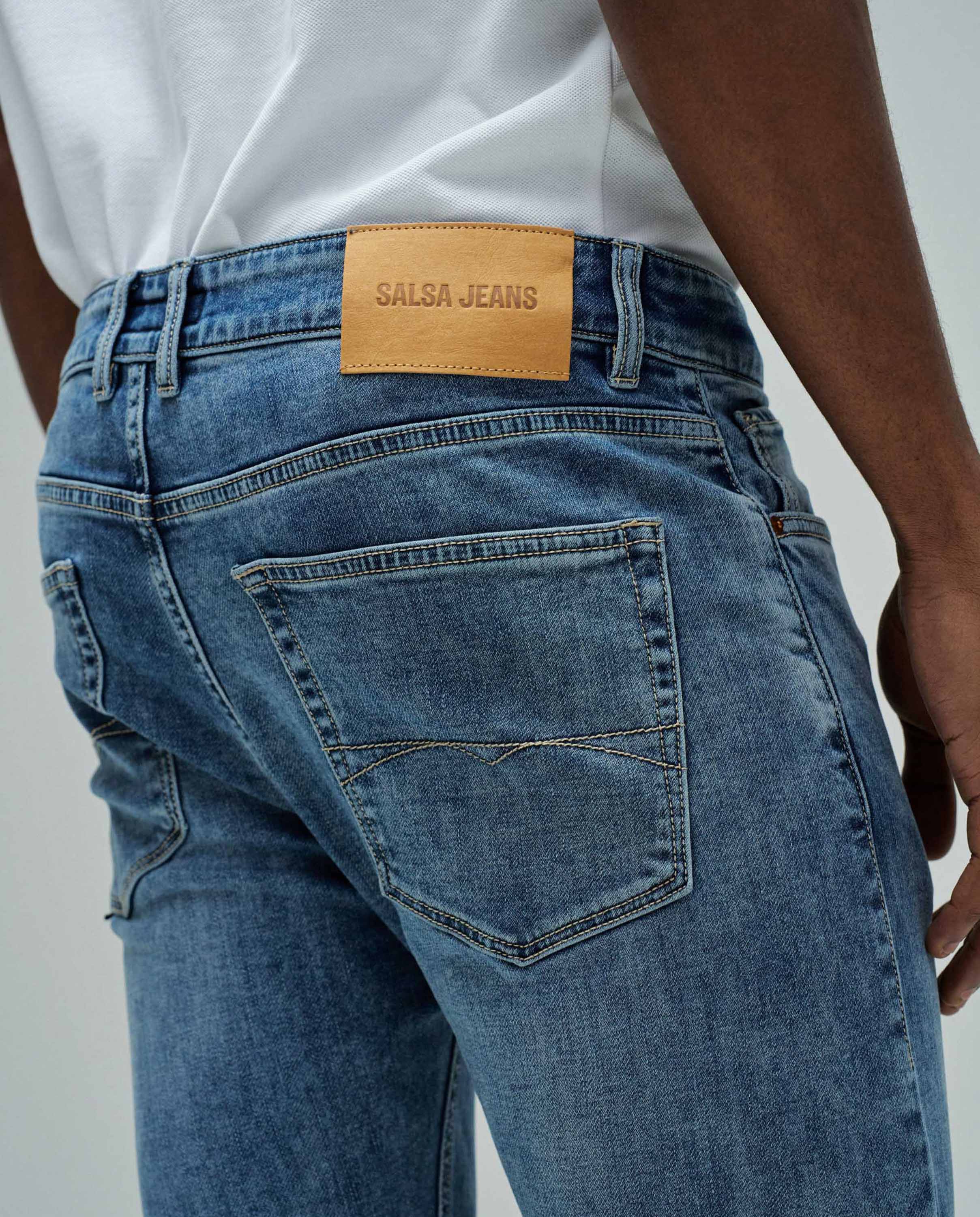 Jeans Skinny Fit S-activ Azul-4