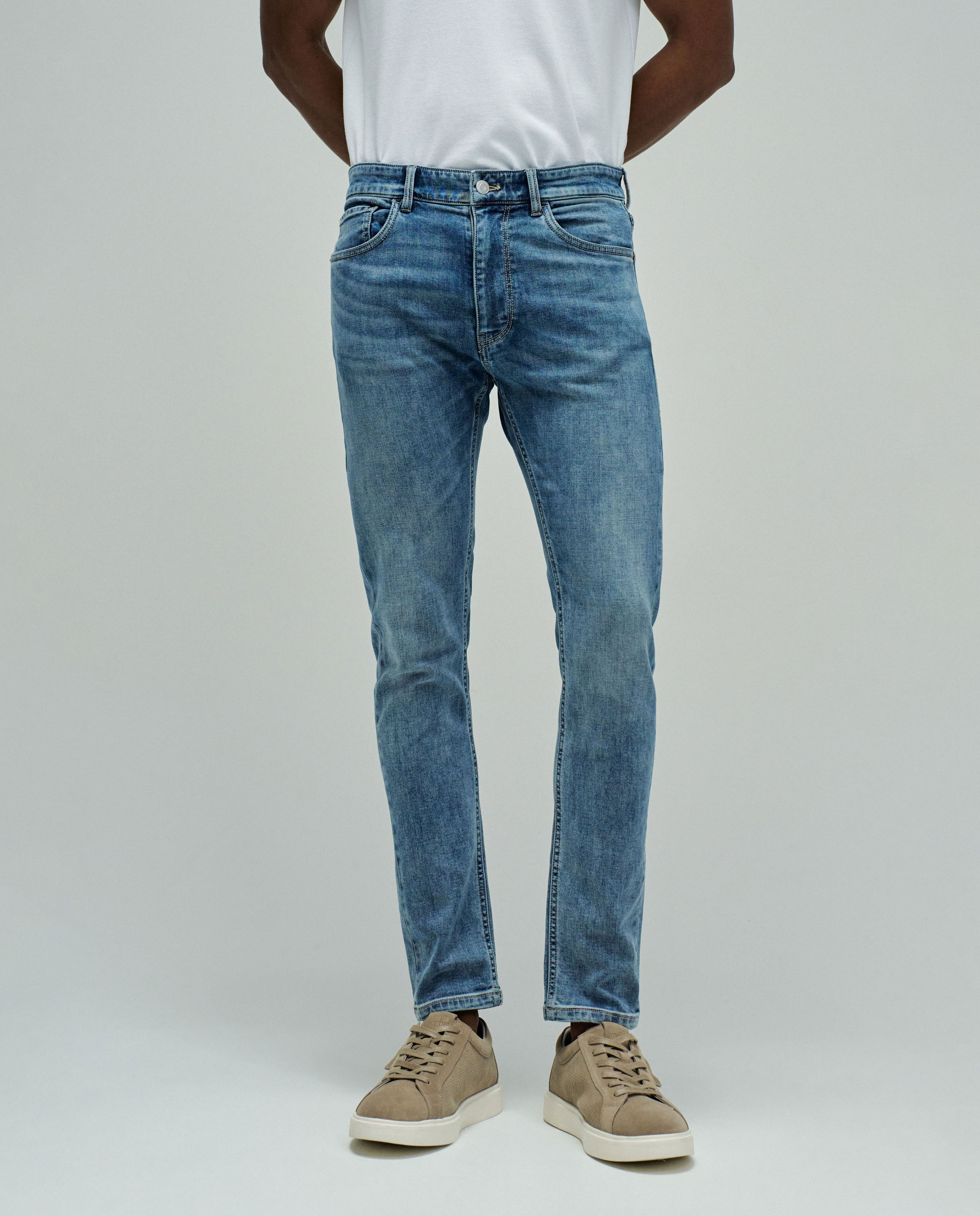 Jeans Skinny Fit S-activ Azul-5