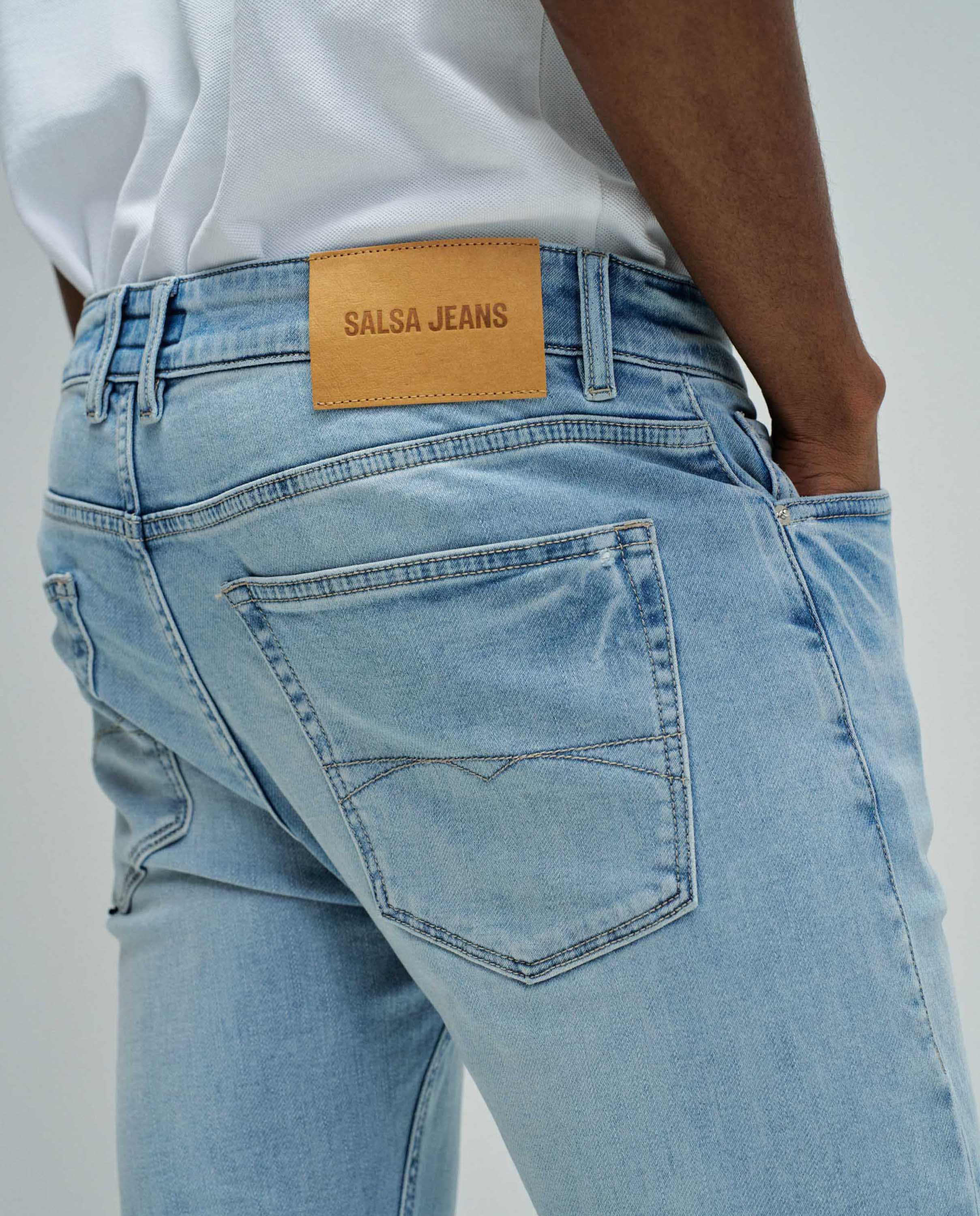 Jeans Skinny Fit S-activ Azul-claro-4