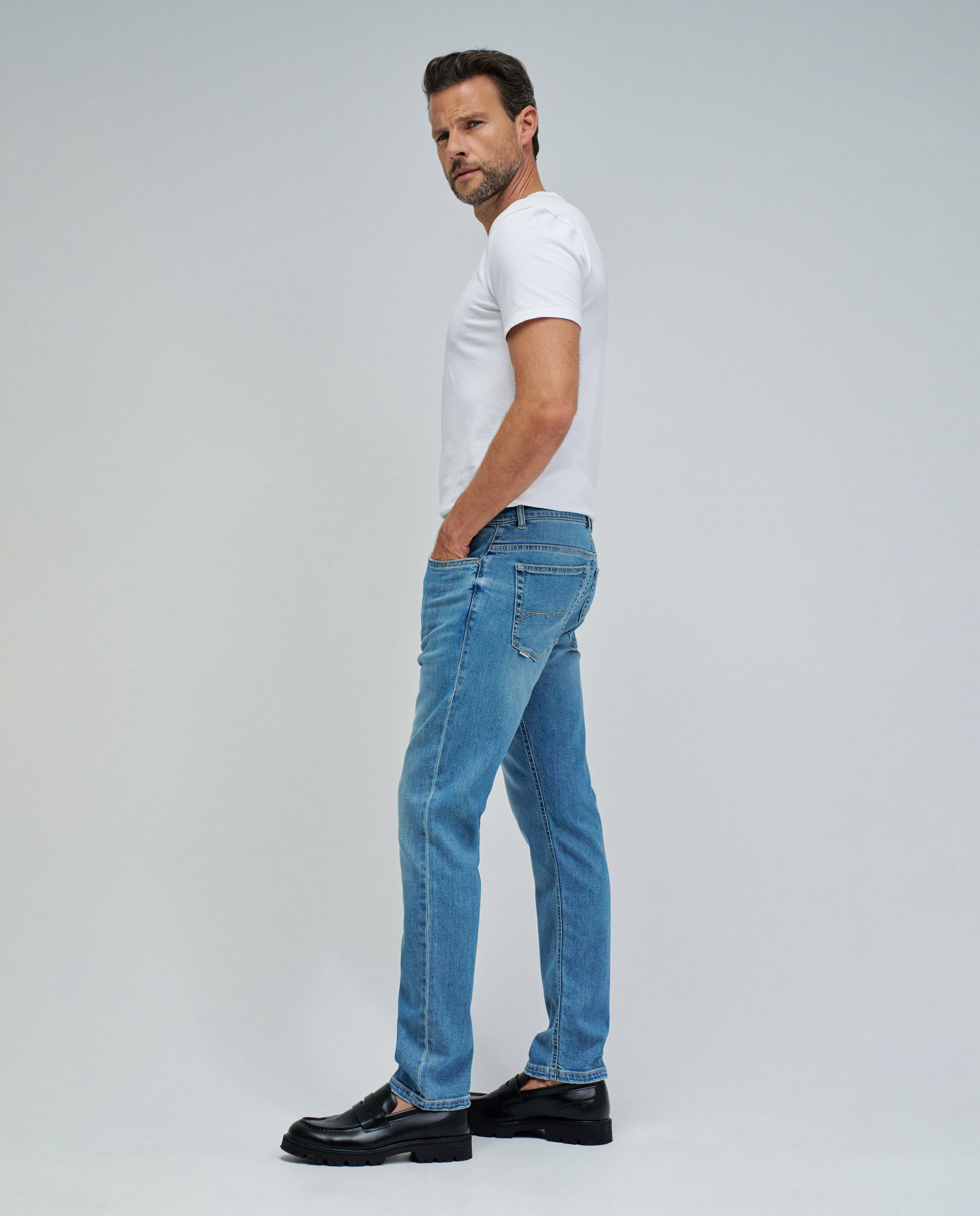 Jeans Slim Fit Air Blend Azul-2