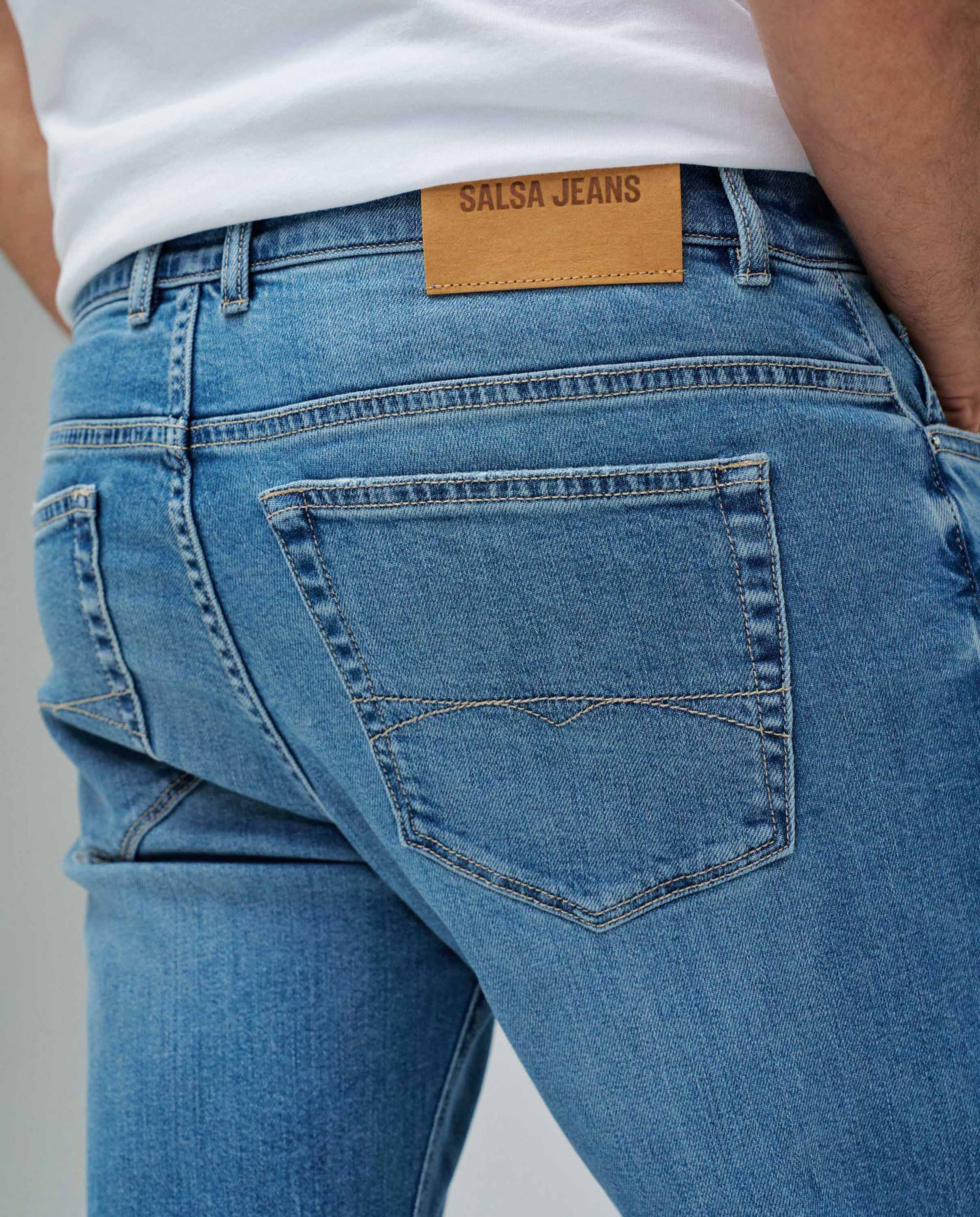 Jeans Slim Fit Air Blend Azul-4