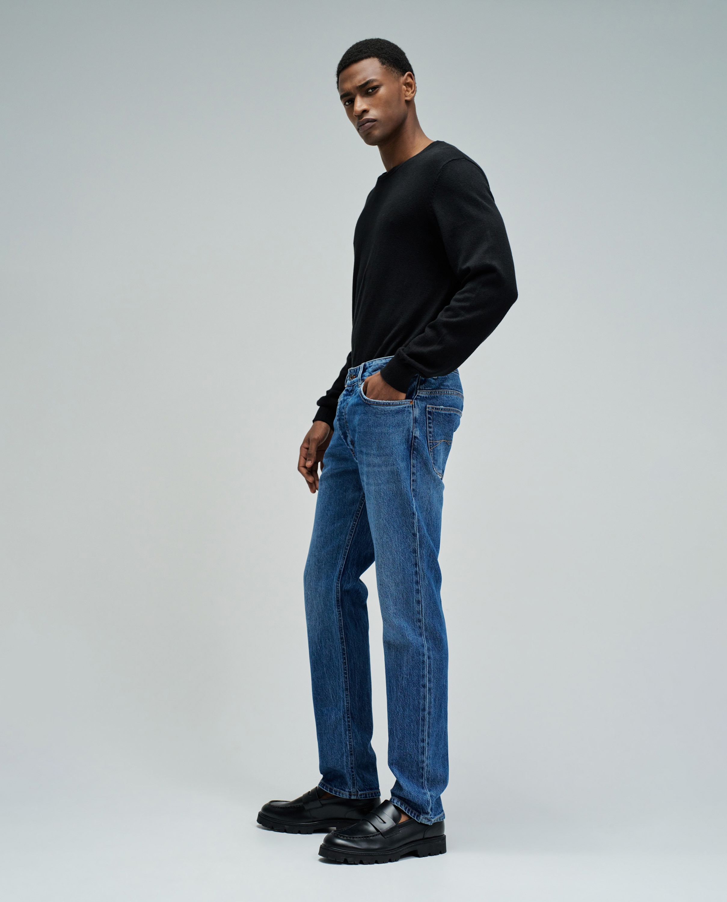Jeans Regular Fit Azul-2