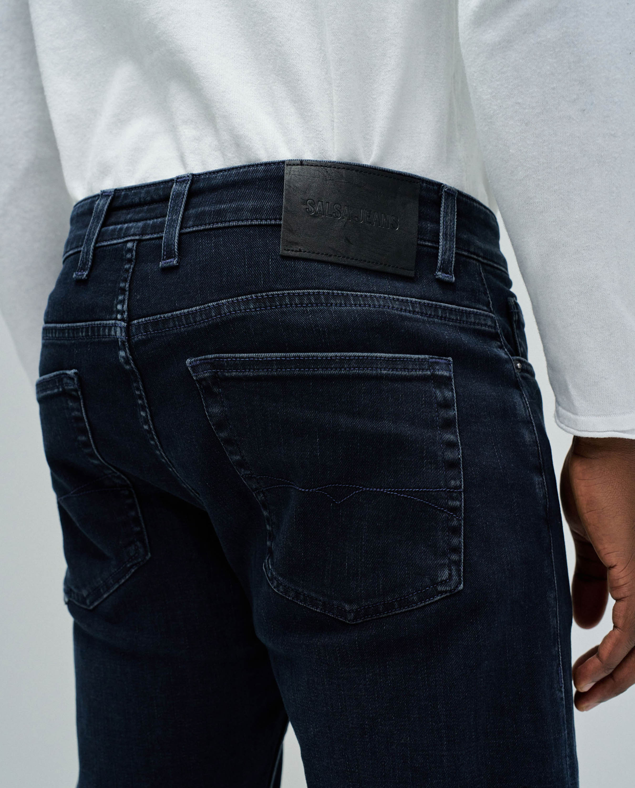 Jeans Slim Fit Azul-escuro-4