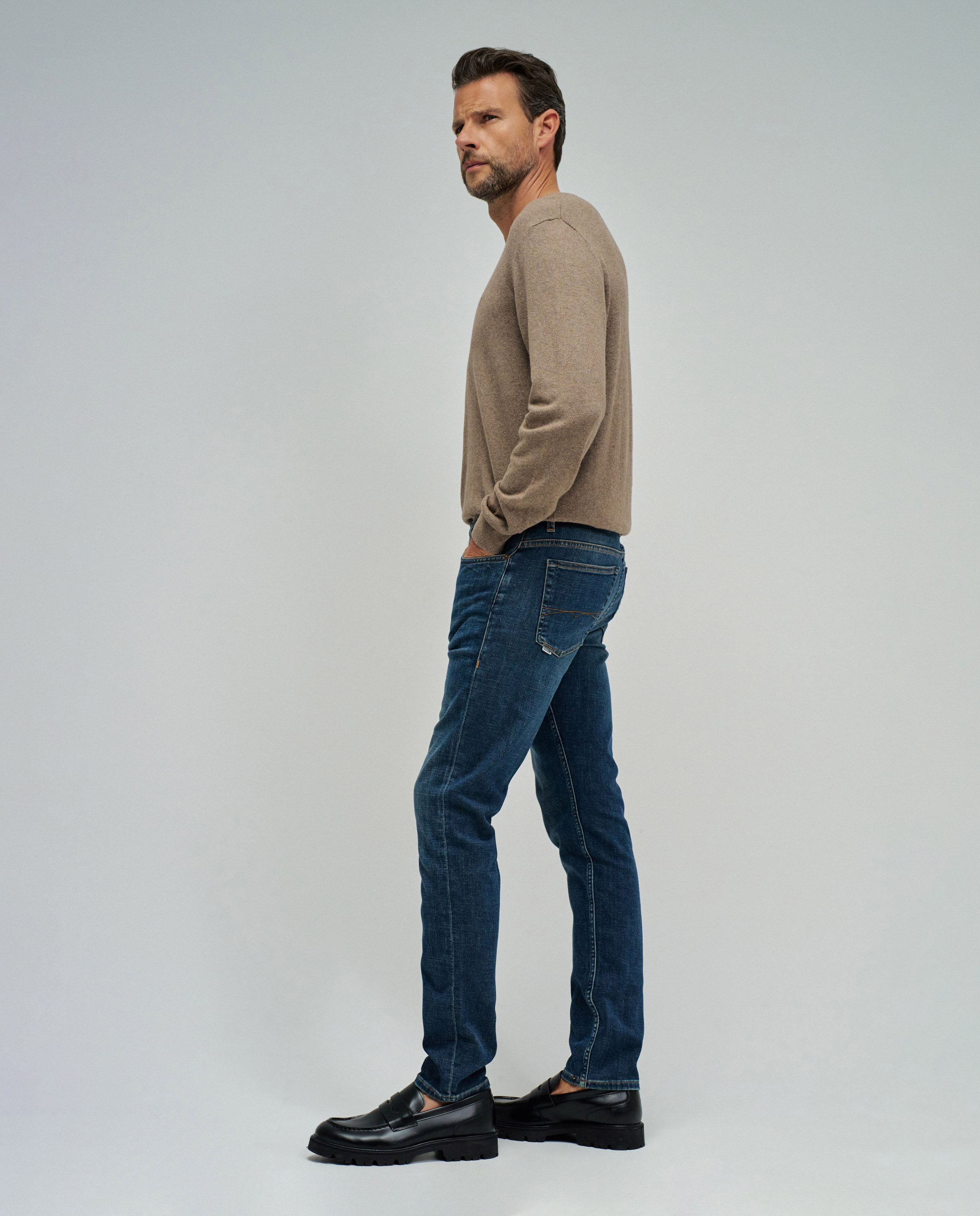 Jeans Slim Fit Azul denim-2