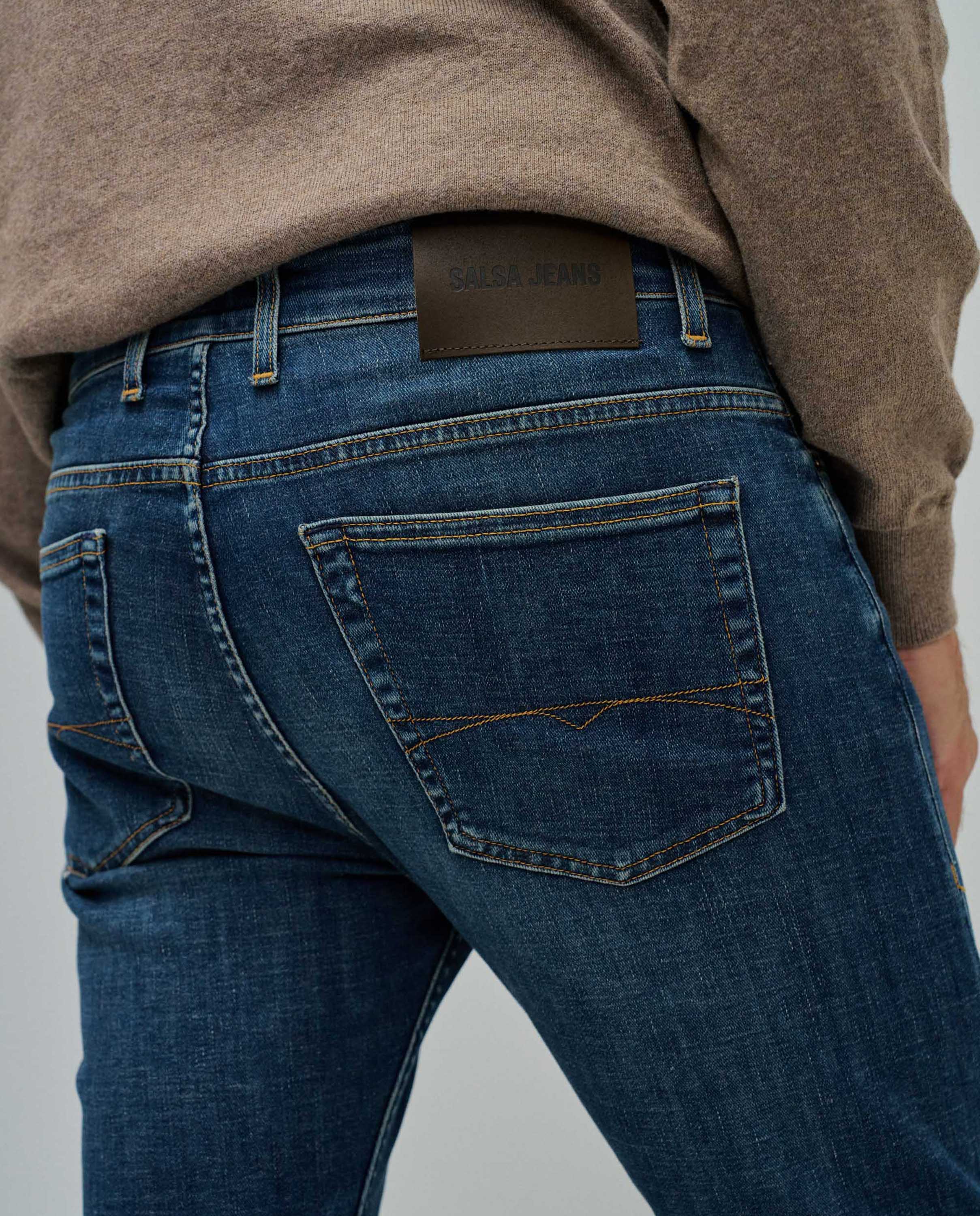 Jeans Slim Fit Azul denim-4
