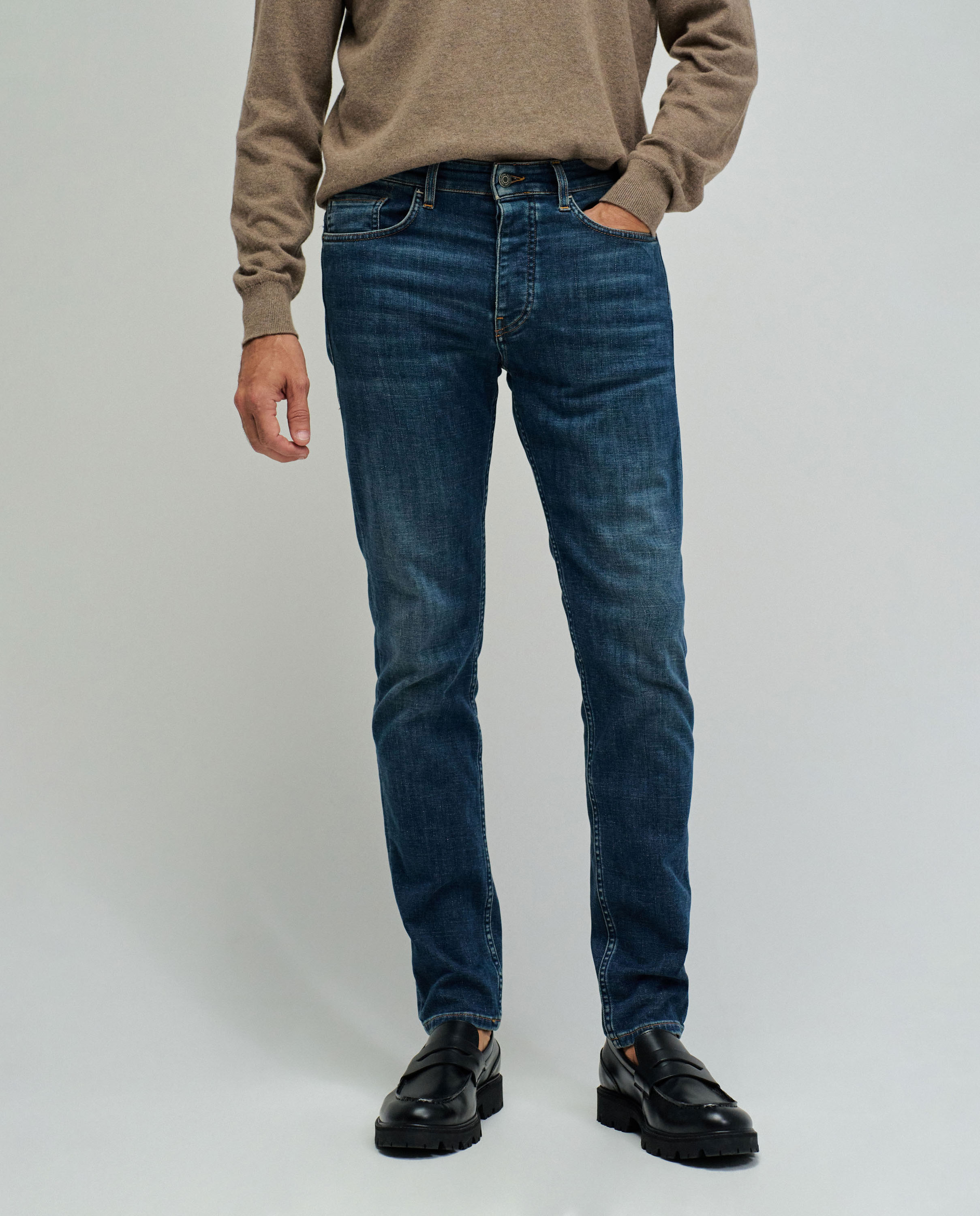 Jeans Slim Fit Azul denim-5