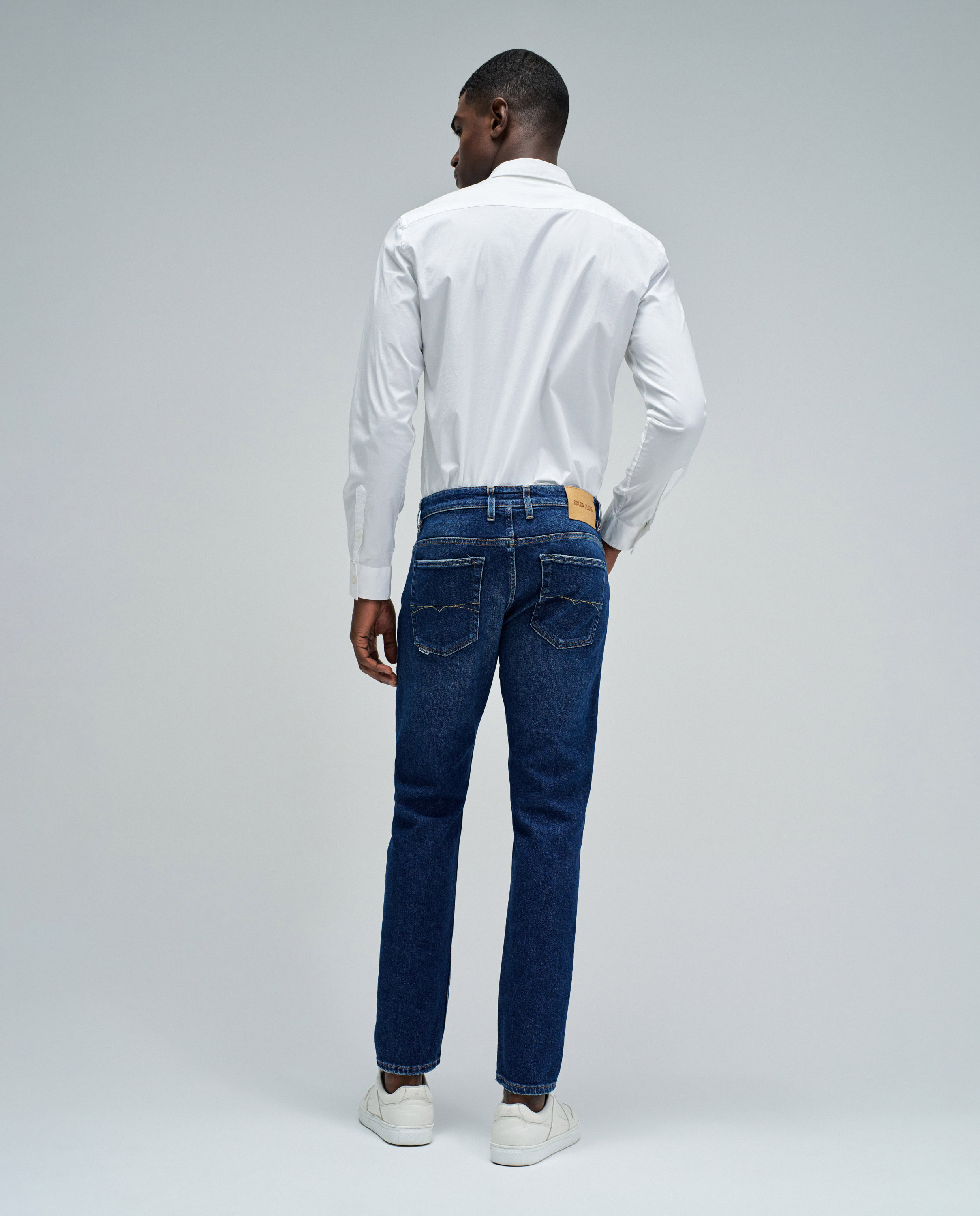 Jeans Slim Fit Azul denim-3