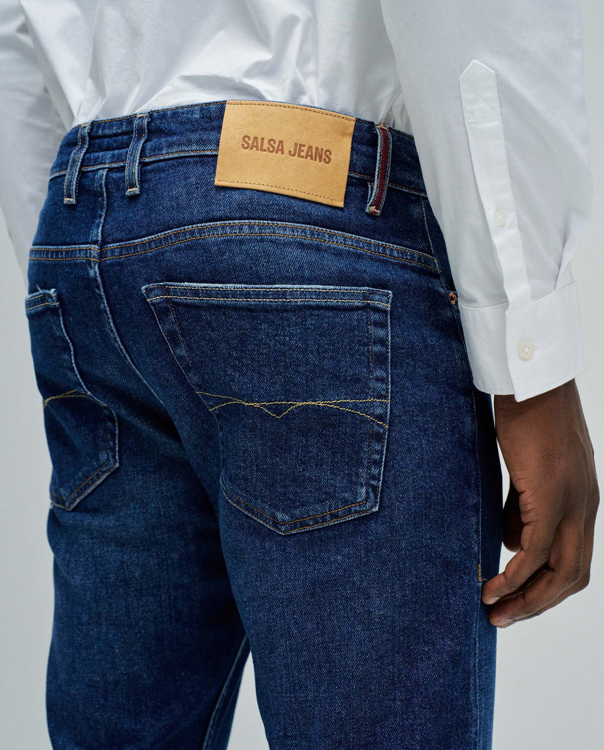 Jeans Slim Fit Azul denim-4
