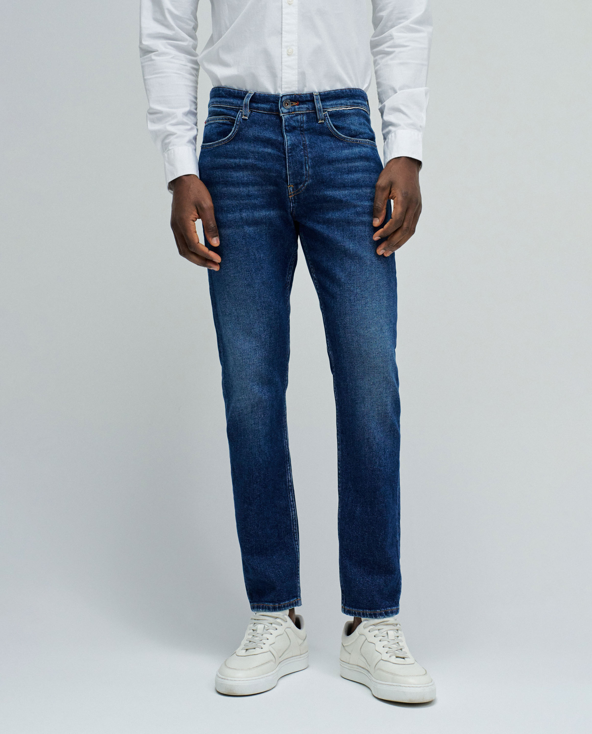 Jeans Slim Fit Azul denim-5