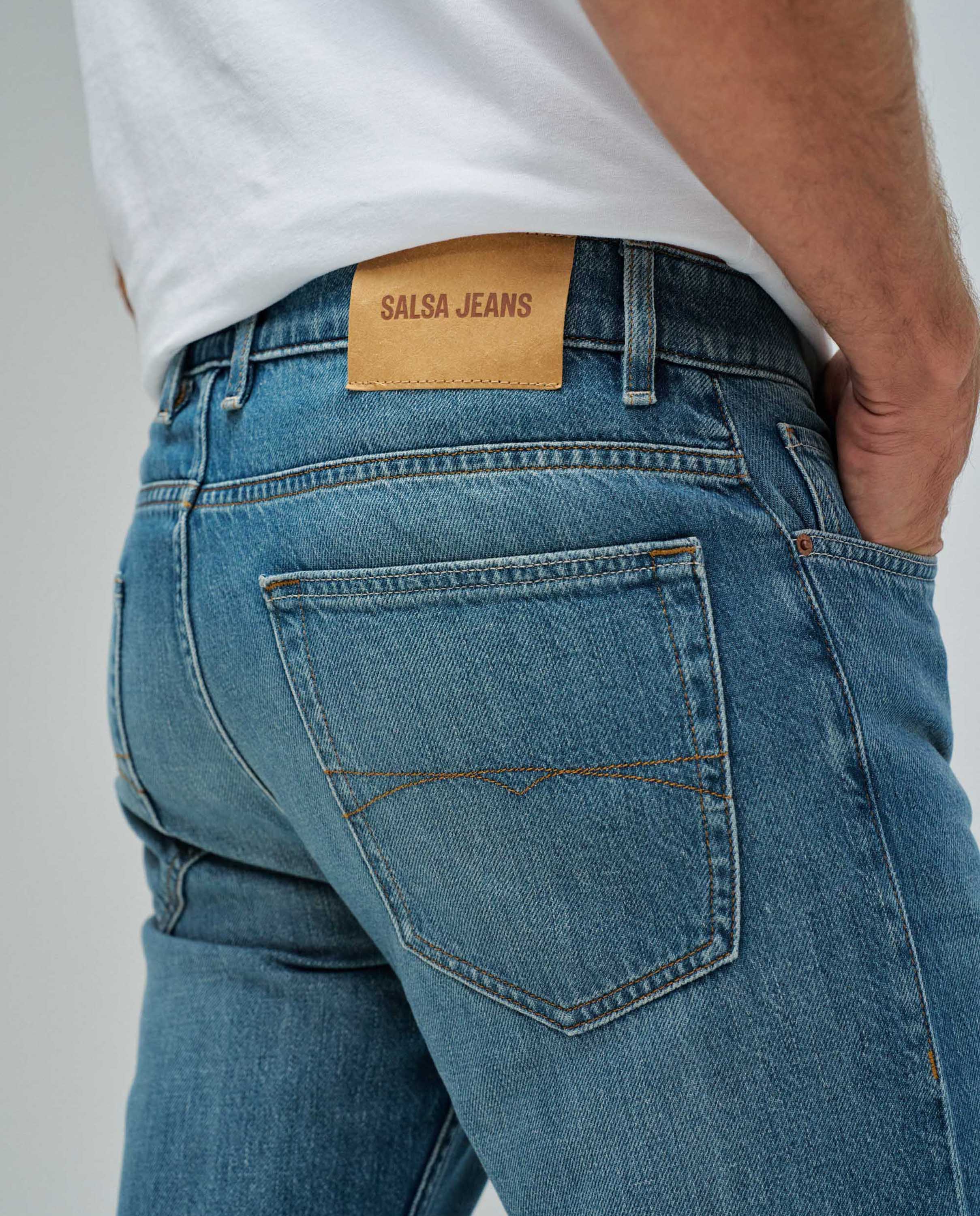 Jeans Regular Fit Azul denim-4