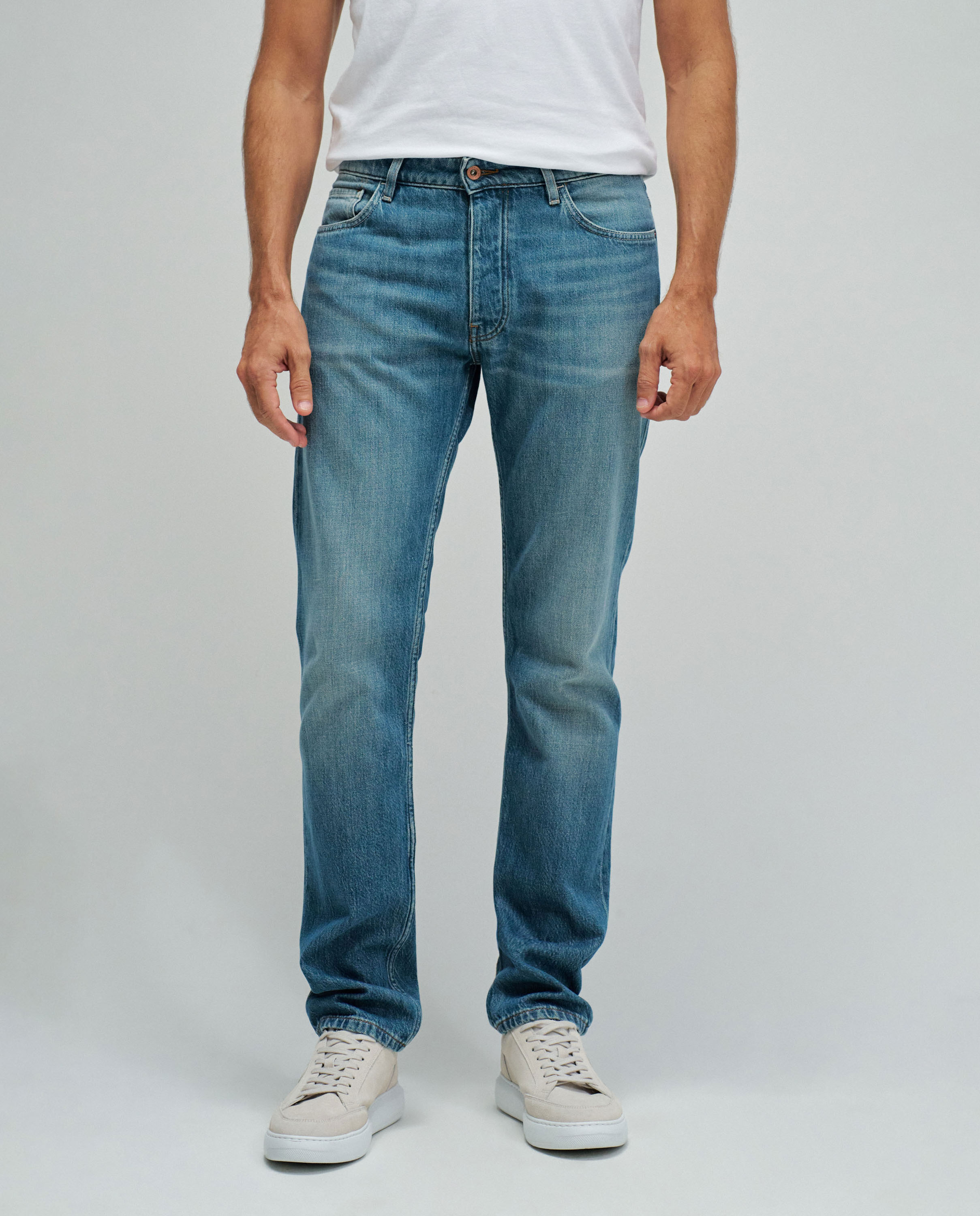 Jeans Regular Fit Azul denim-5