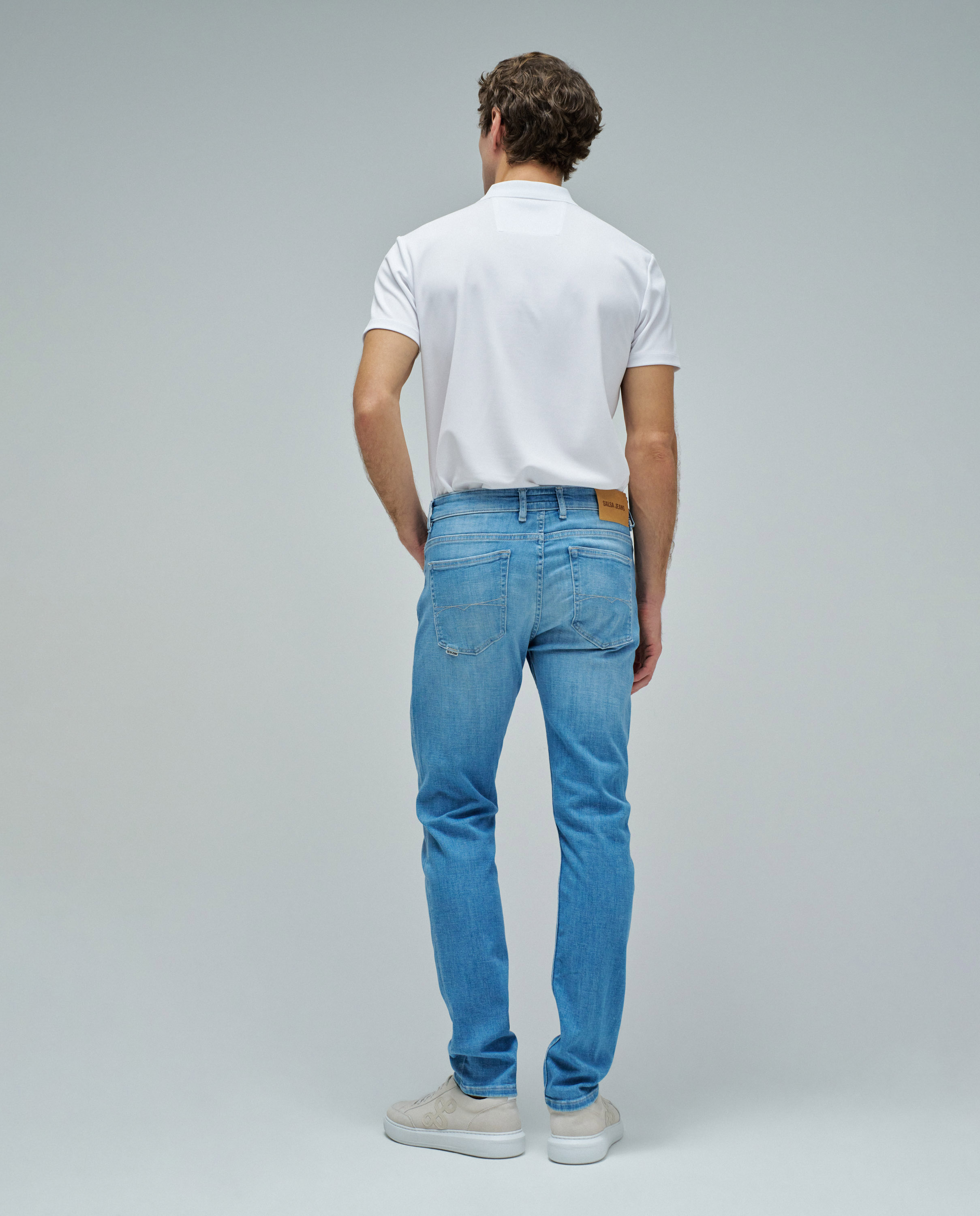 Jeans Slim Fit Azul-3