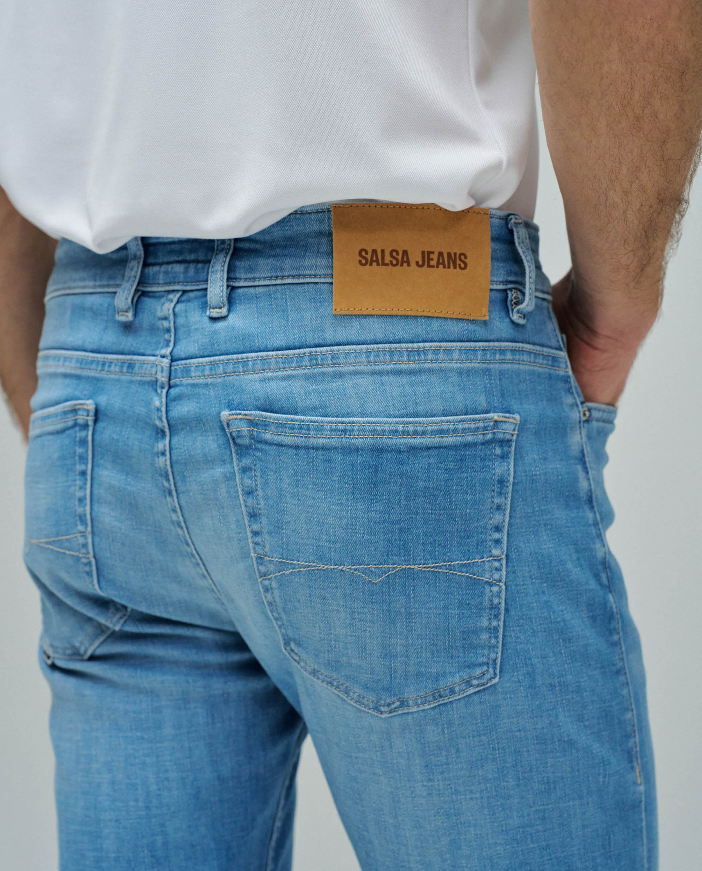 Jeans Slim Fit Azul-4