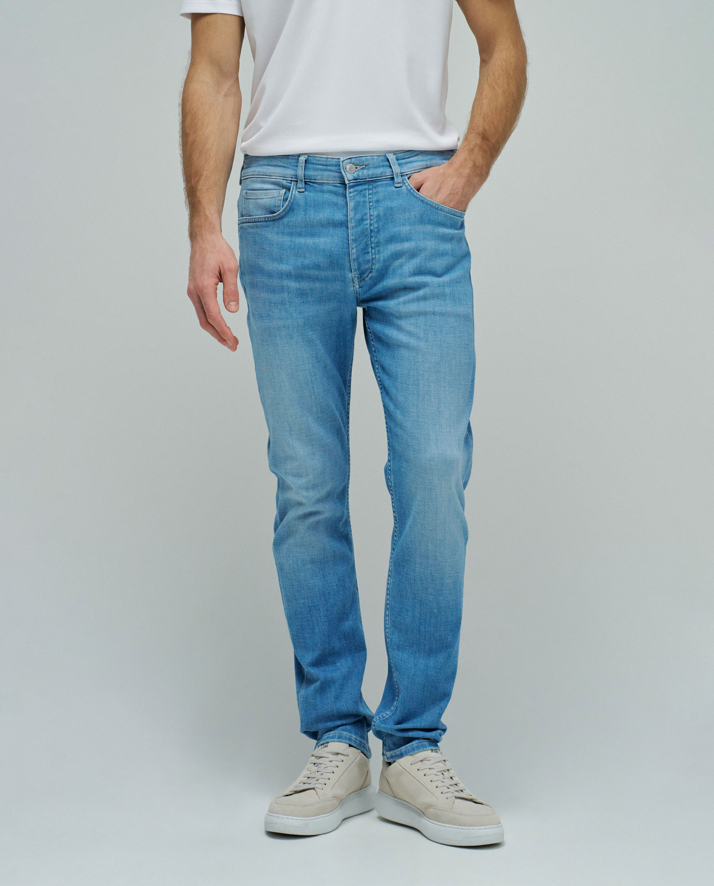 Jeans Slim Fit Azul-5