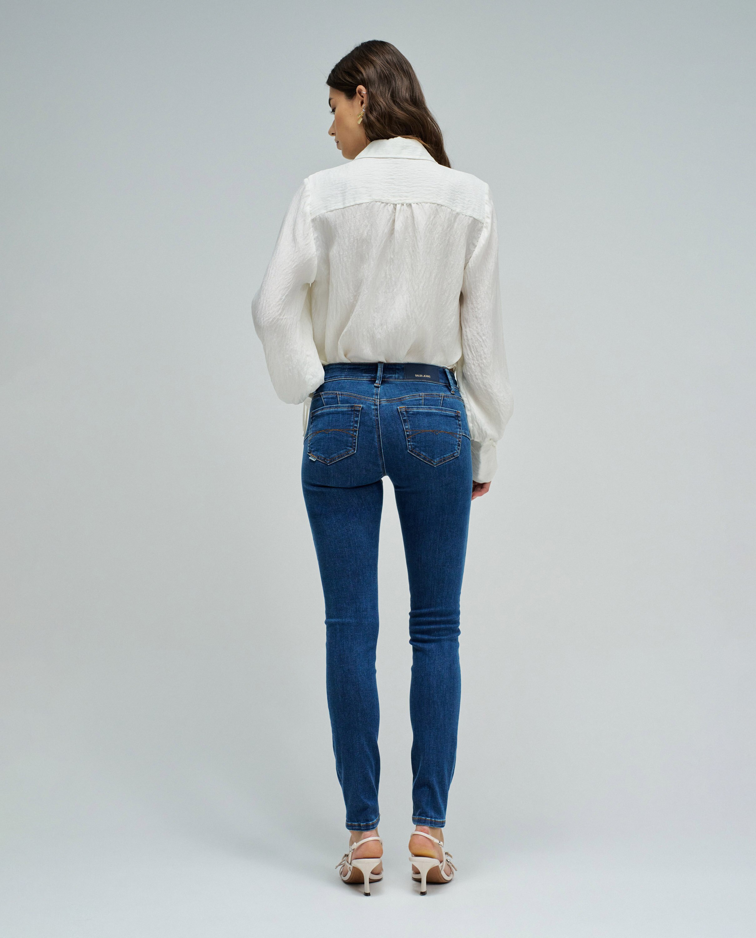 Jeans Skinny Wonder Push Up Azul-3