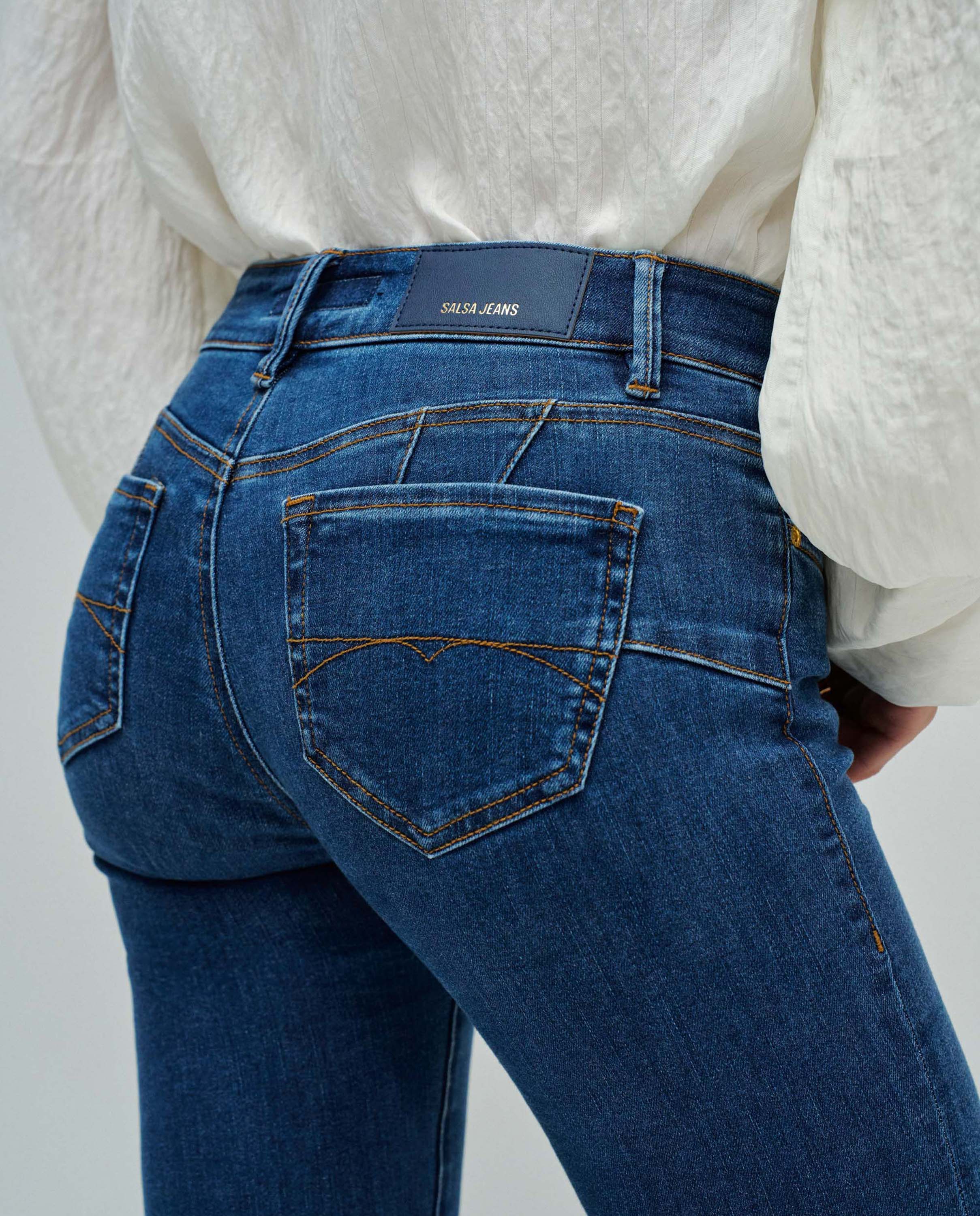 Jeans Skinny Wonder Push Up Azul-4