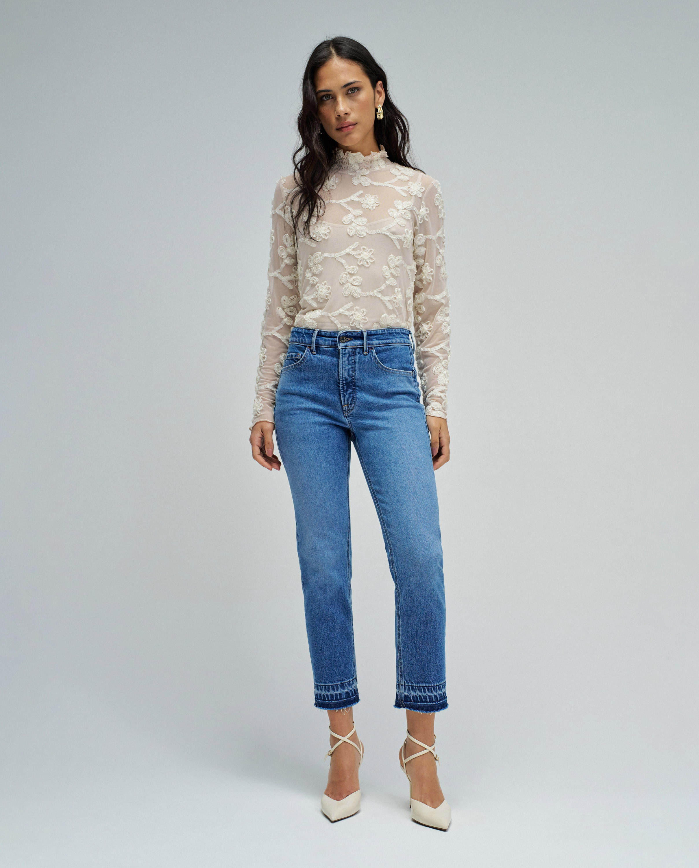 Imagem 0 de Jeans Skinny Faith Push In Cropped Slim