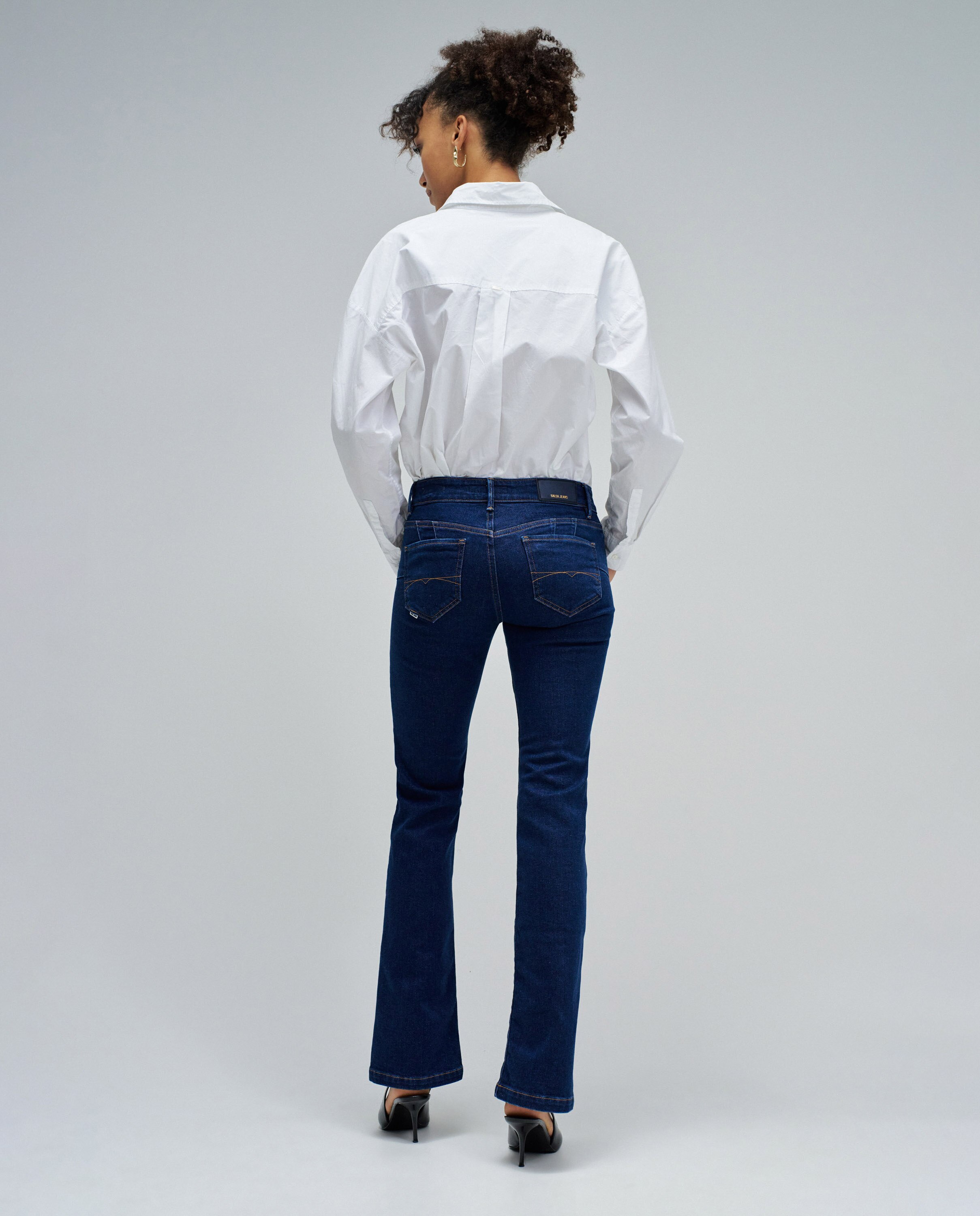 Jeans Wonder Push Up Bootcut Azul-3