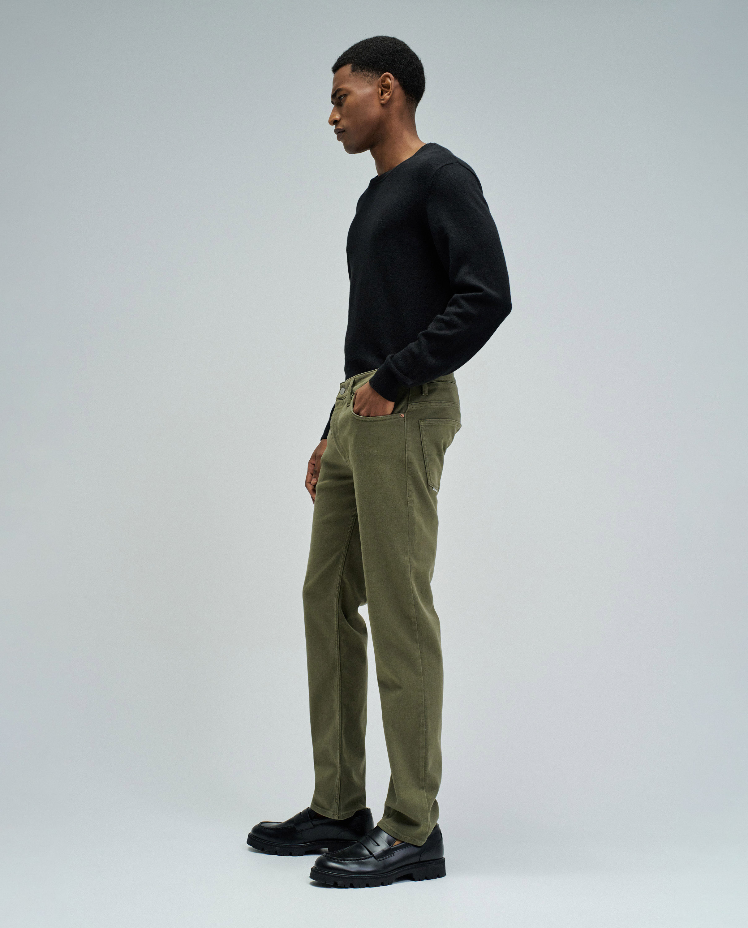 Chinos Regular Fit S-activ Verde-2