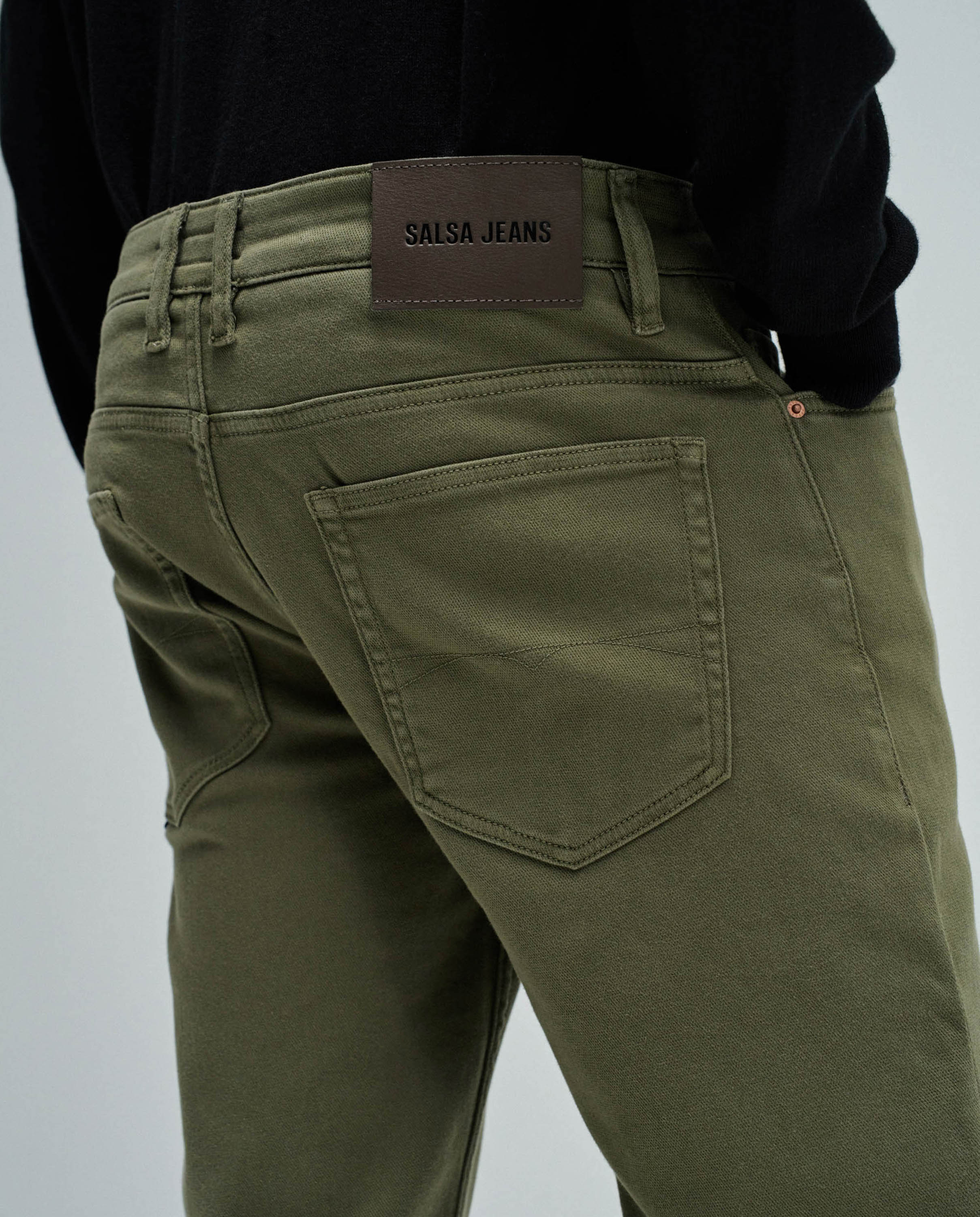 Chinos Regular Fit S-activ Verde-4