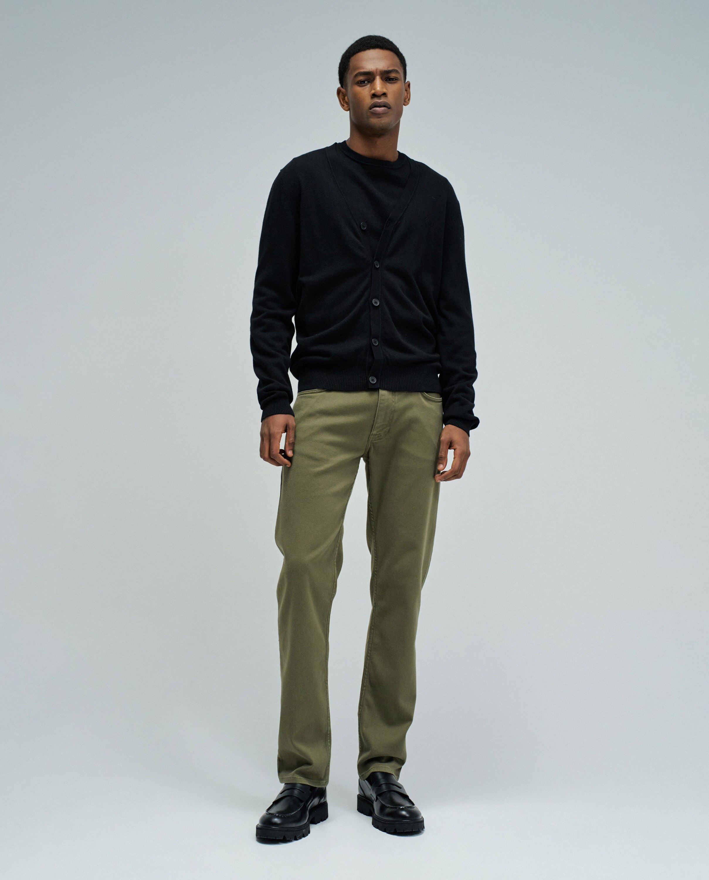 Chinos Regular Fit S-activ Verde-5