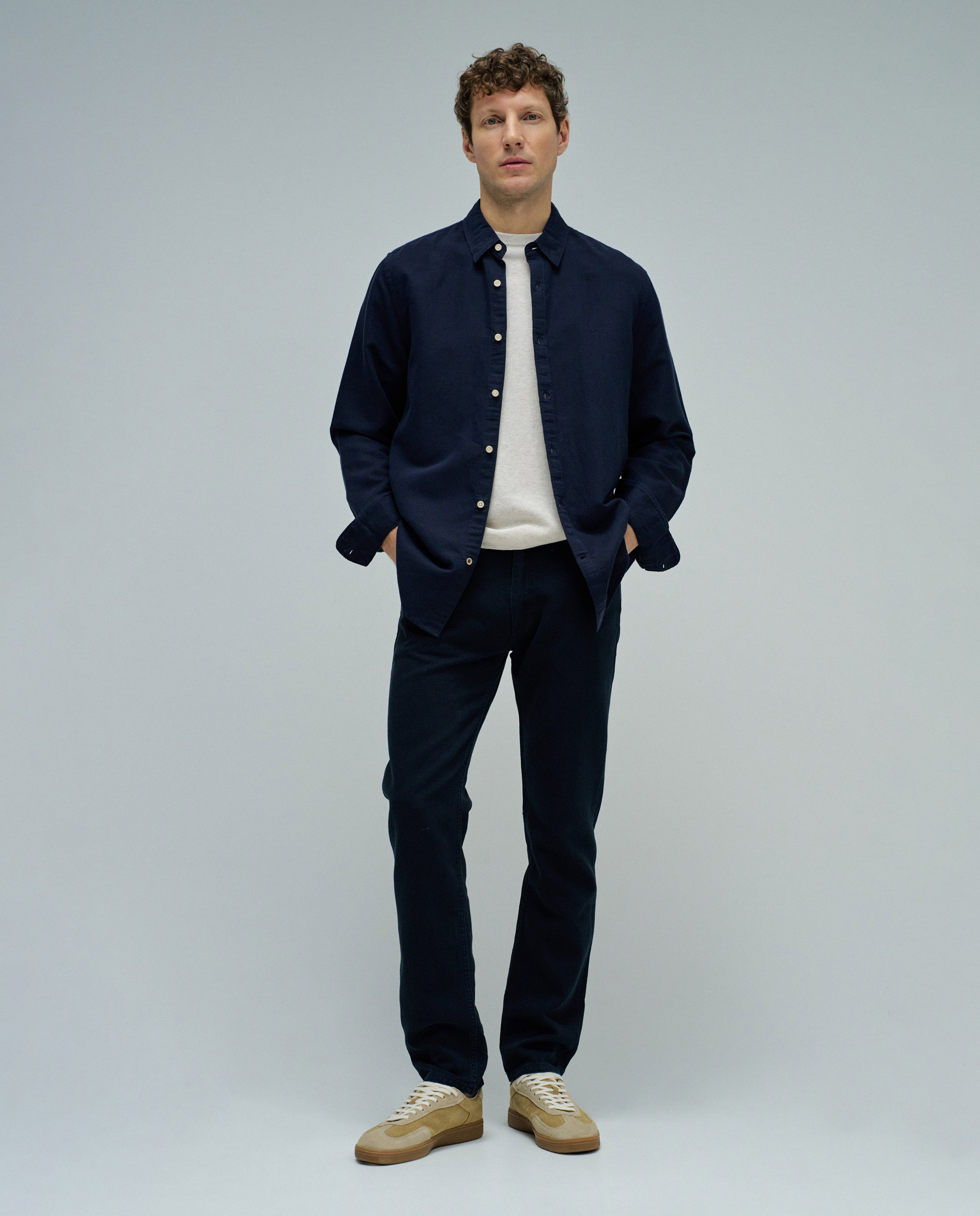 Imagem 0 de Jeans Relaxed com Linho