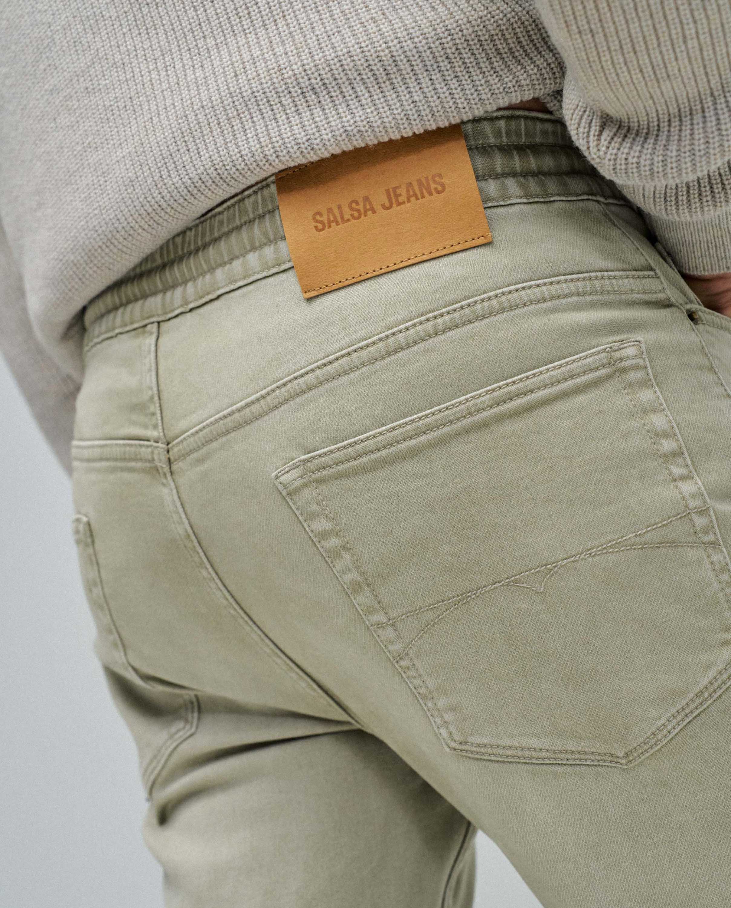 Jeans Relaxed S-activ com Corte Relaxado Verde-4