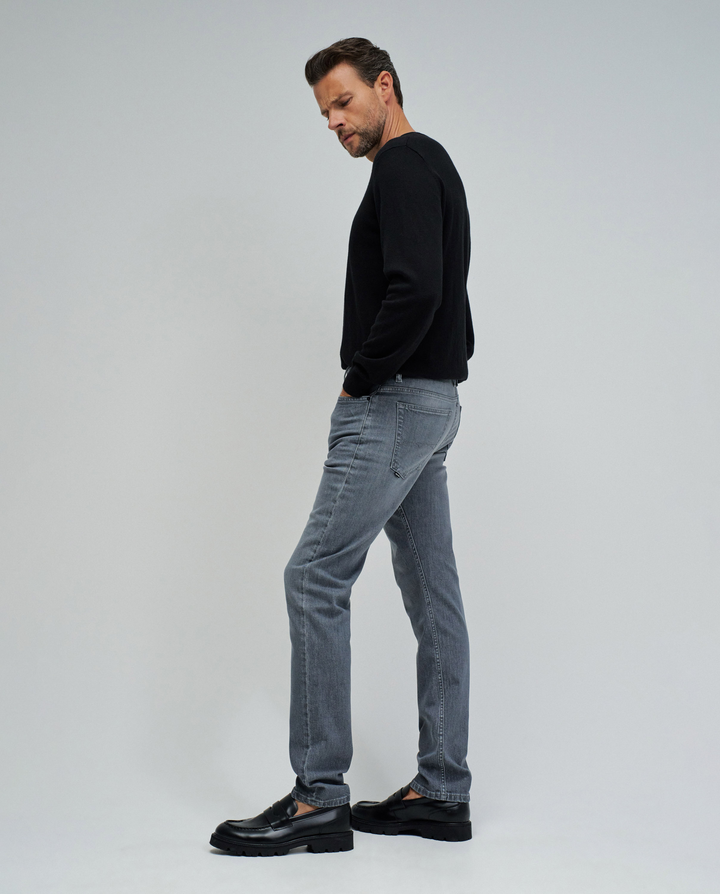 Jeans Slim Fit S-repel Cinzento-2