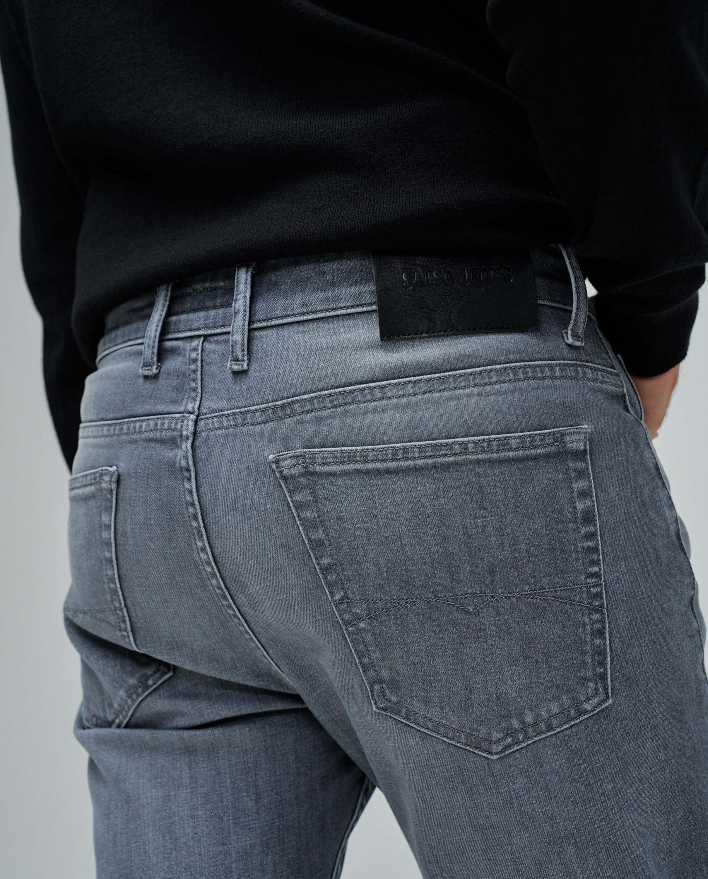 Jeans Slim Fit S-repel Cinzento-4