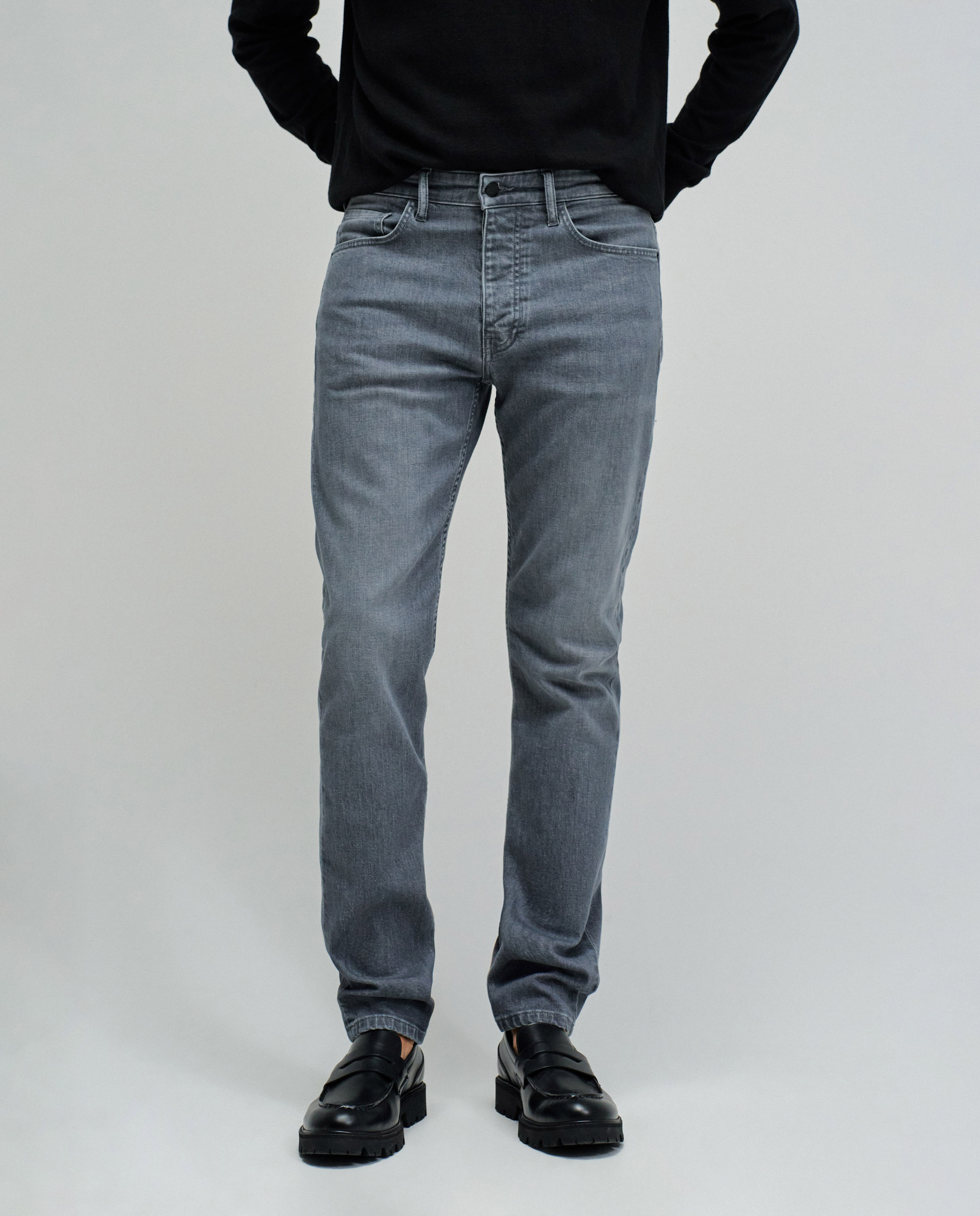 Jeans Slim Fit S-repel Cinzento-5