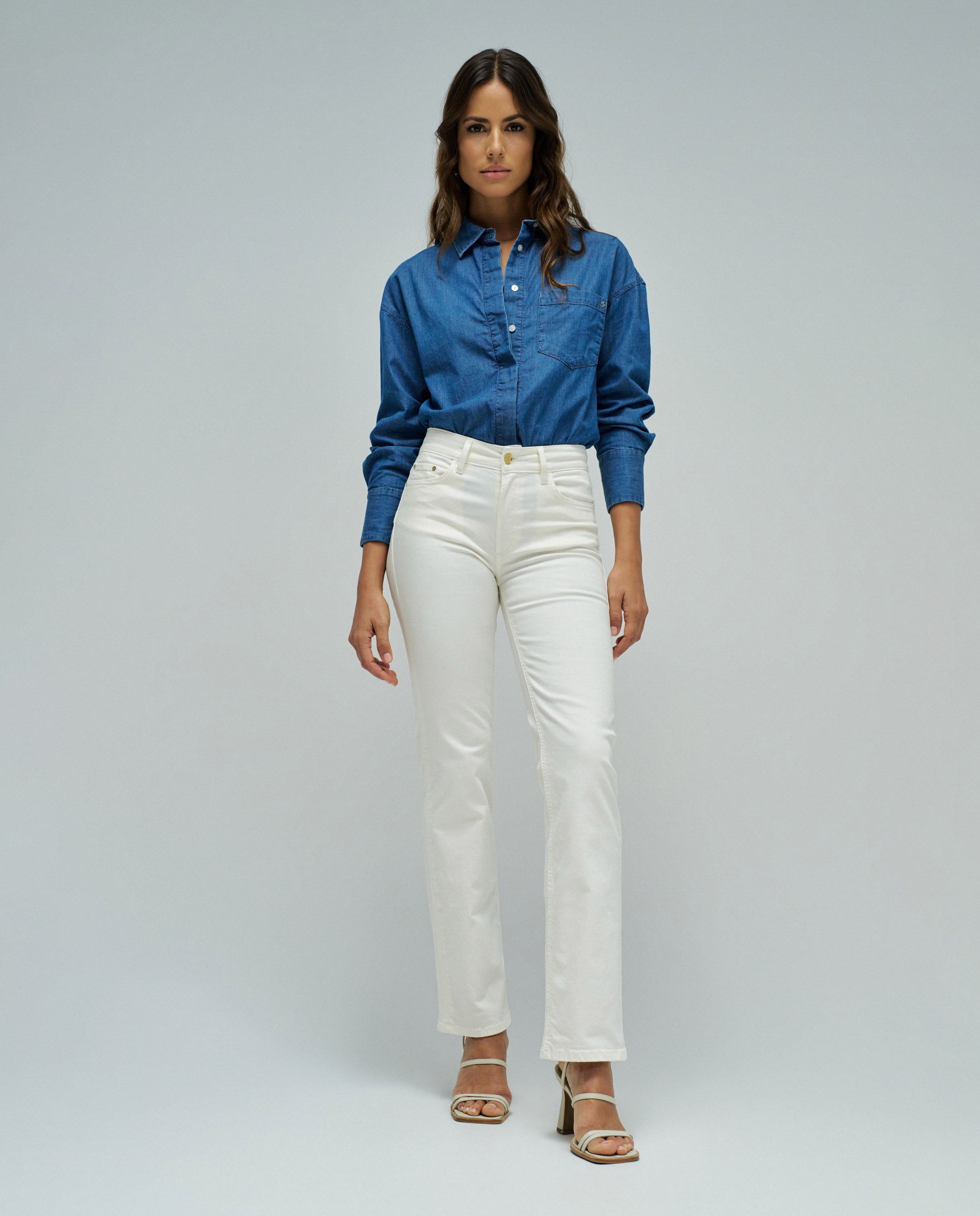 Jeans Destiny Push Up Straight Natural-1