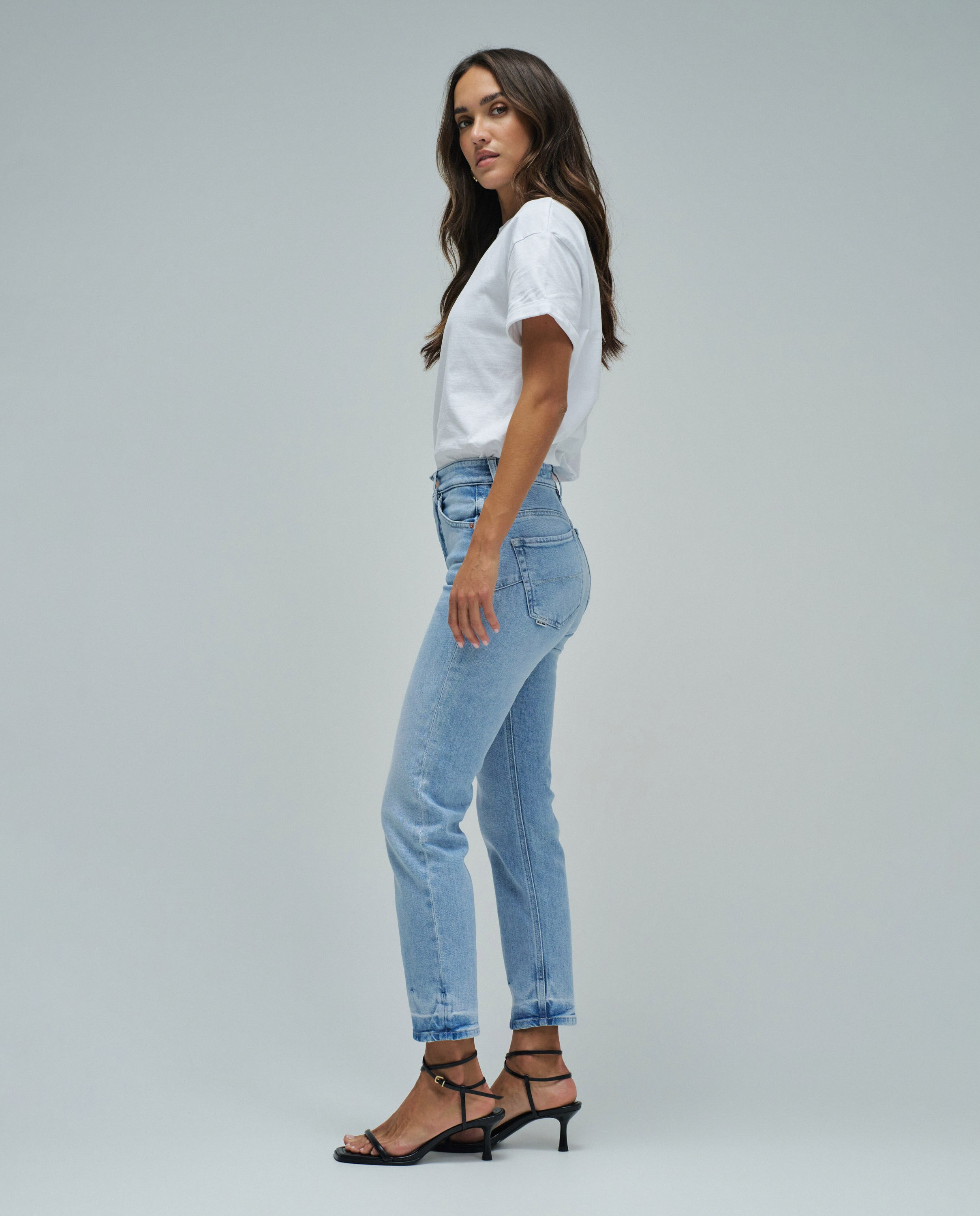 Jeans Faith Push In Cropped Slim Azul-2