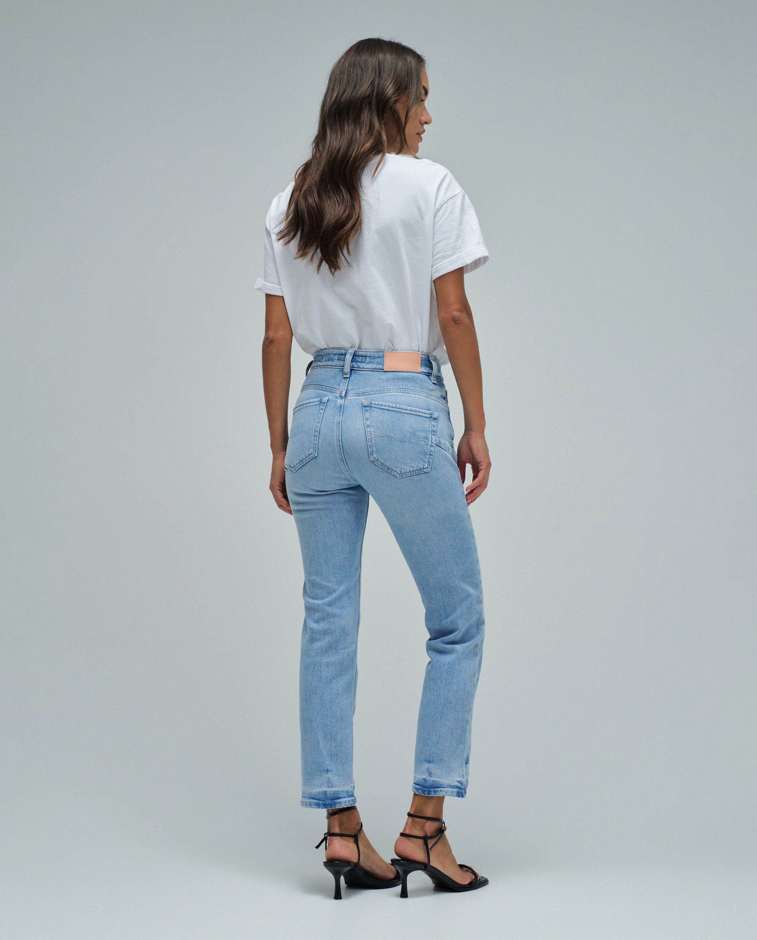 Jeans Faith Push In Cropped Slim Azul-3