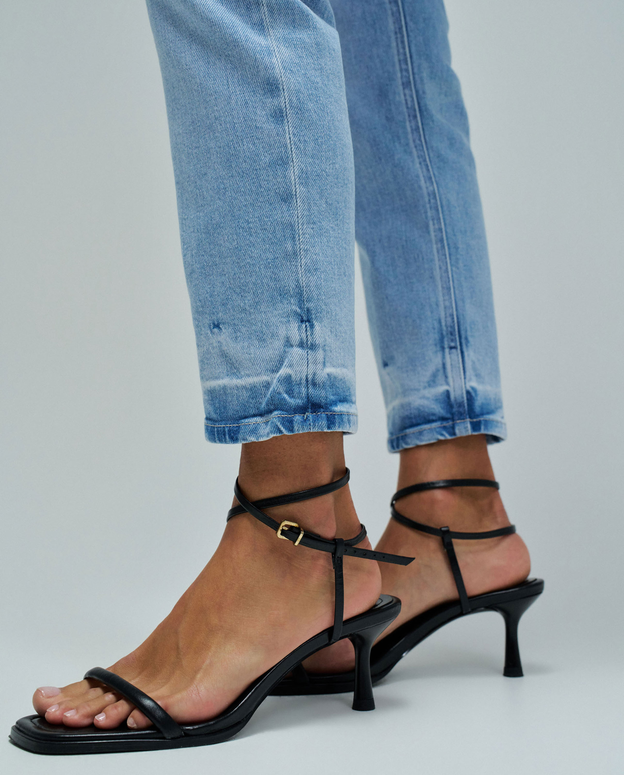 Jeans Faith Push In Cropped Slim Azul-4