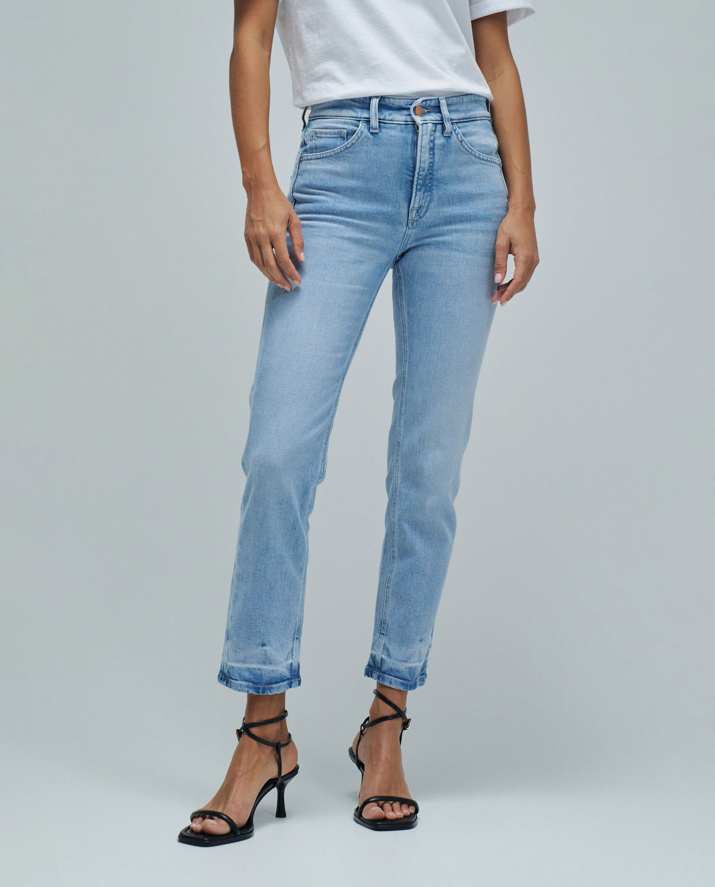 Jeans Faith Push In Cropped Slim Azul-5