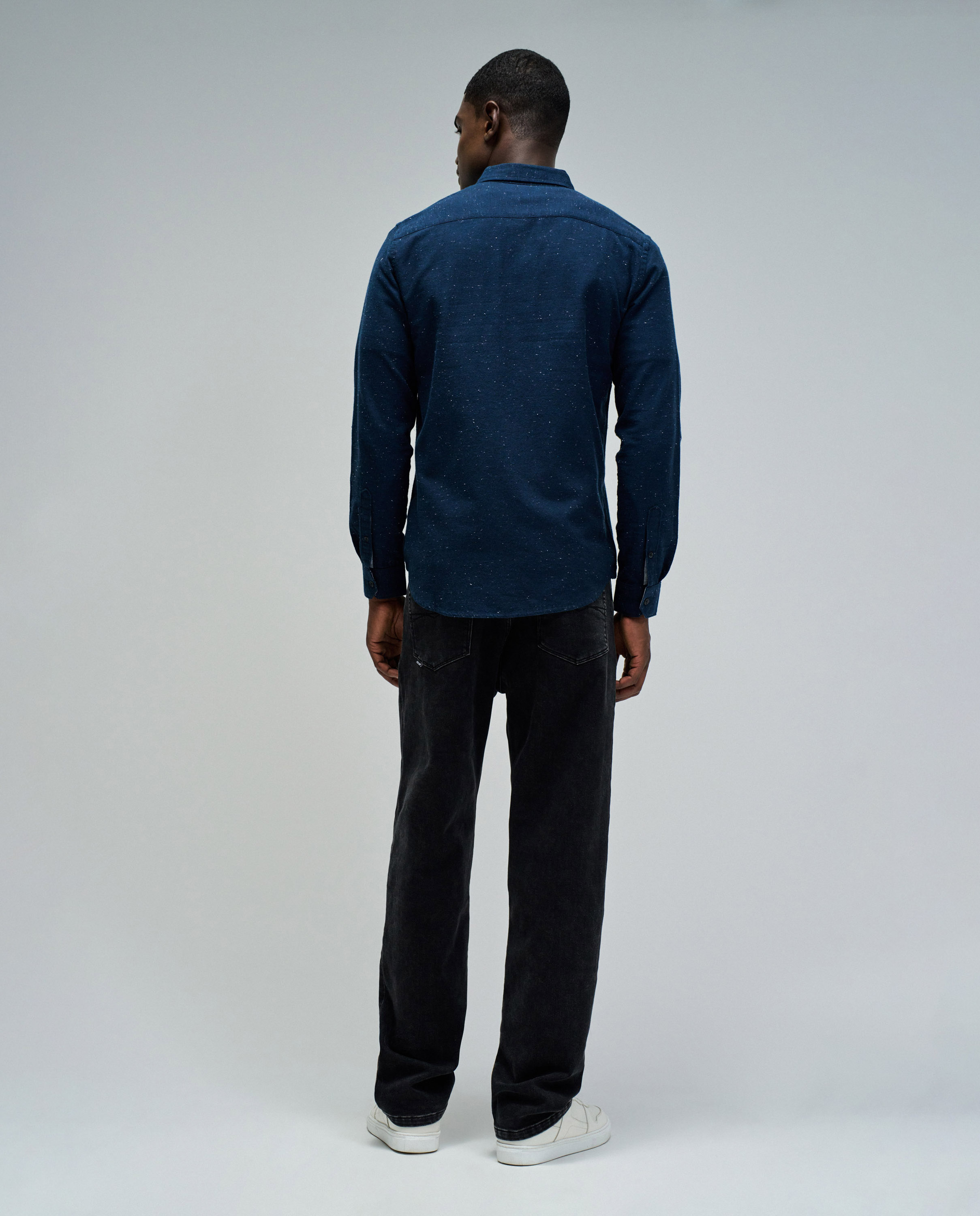 Camisa de Flanela Azul-3