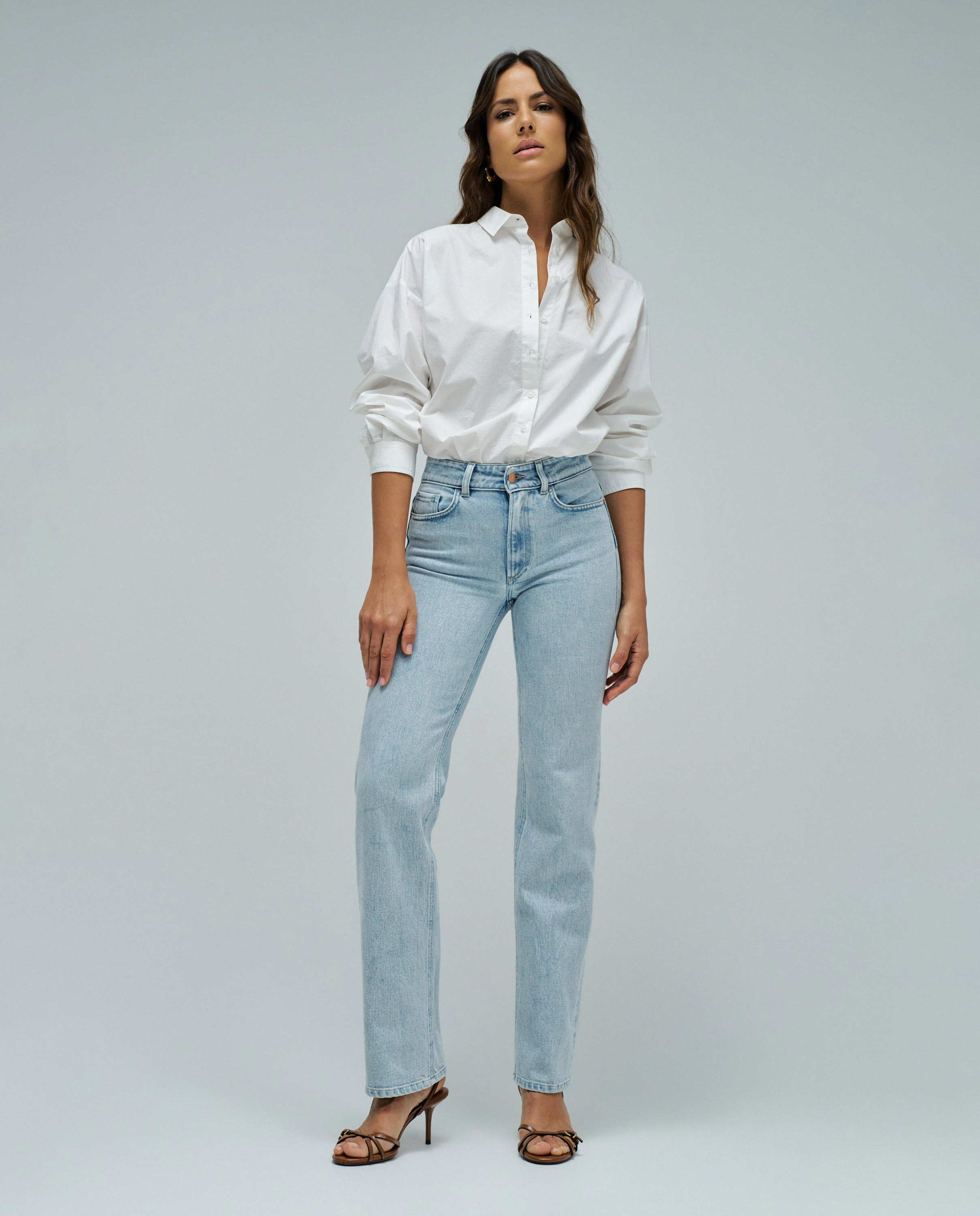Jeans Destiny Push Up Straight Azul-1