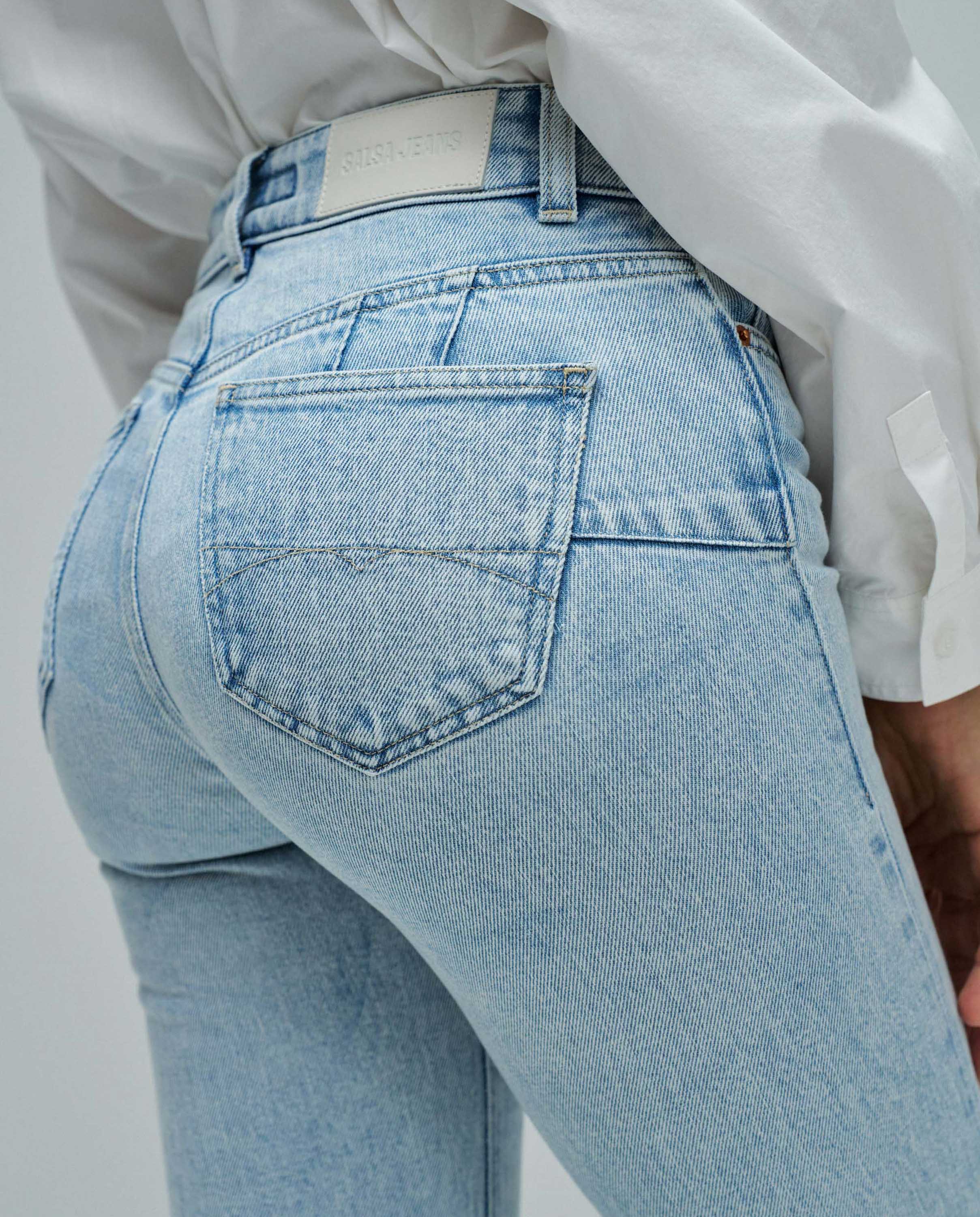 Jeans Destiny Push Up Straight Azul-4