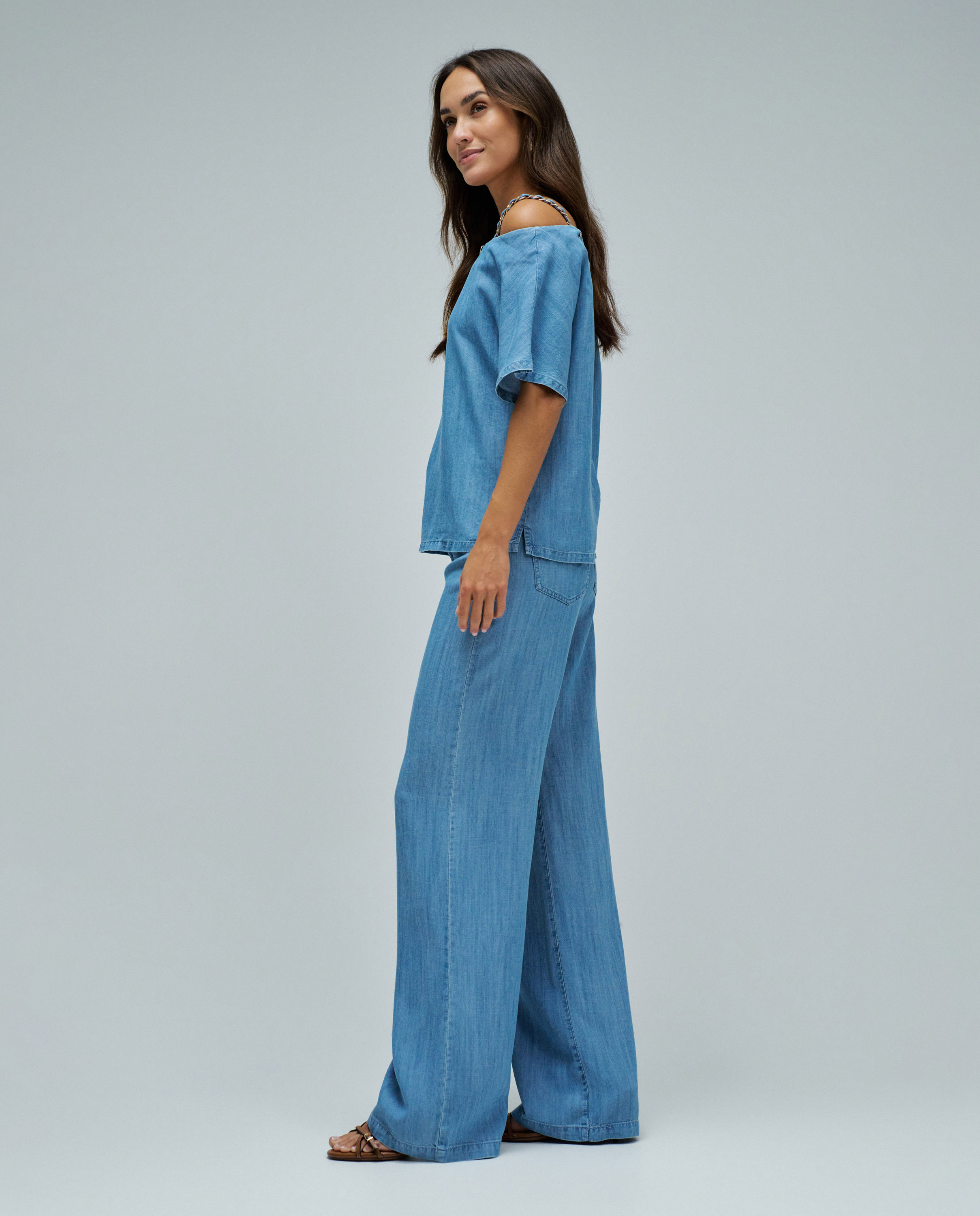 Blusa em Lightdenim Azul-2