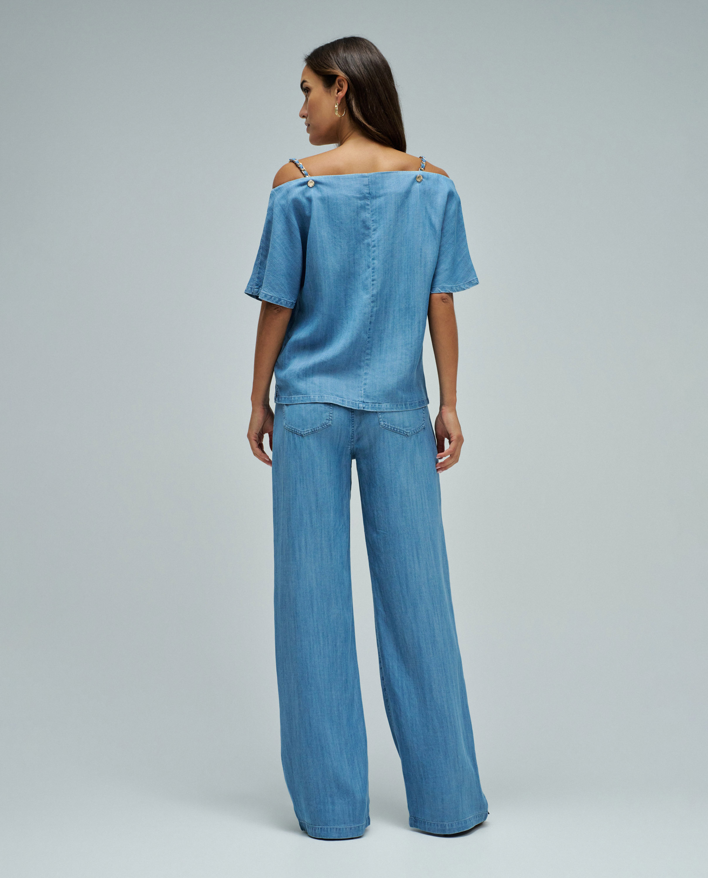 Blusa em Lightdenim Azul-3