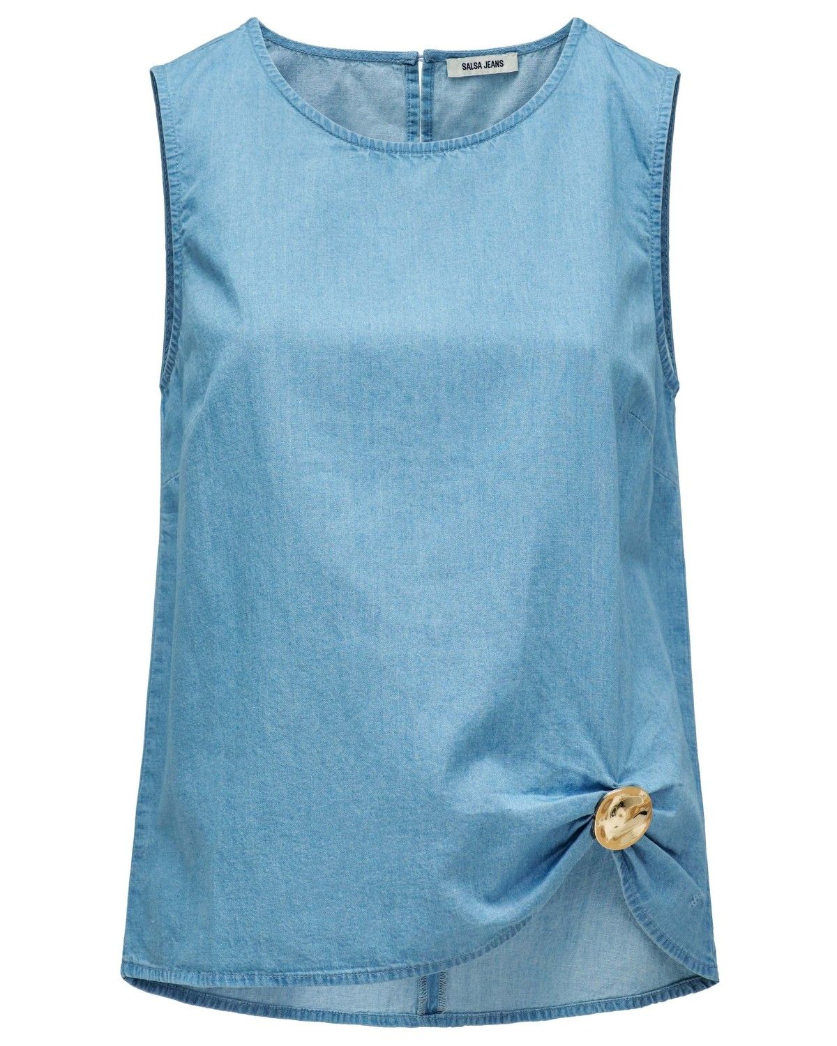 Blusa com Linho Azul-6