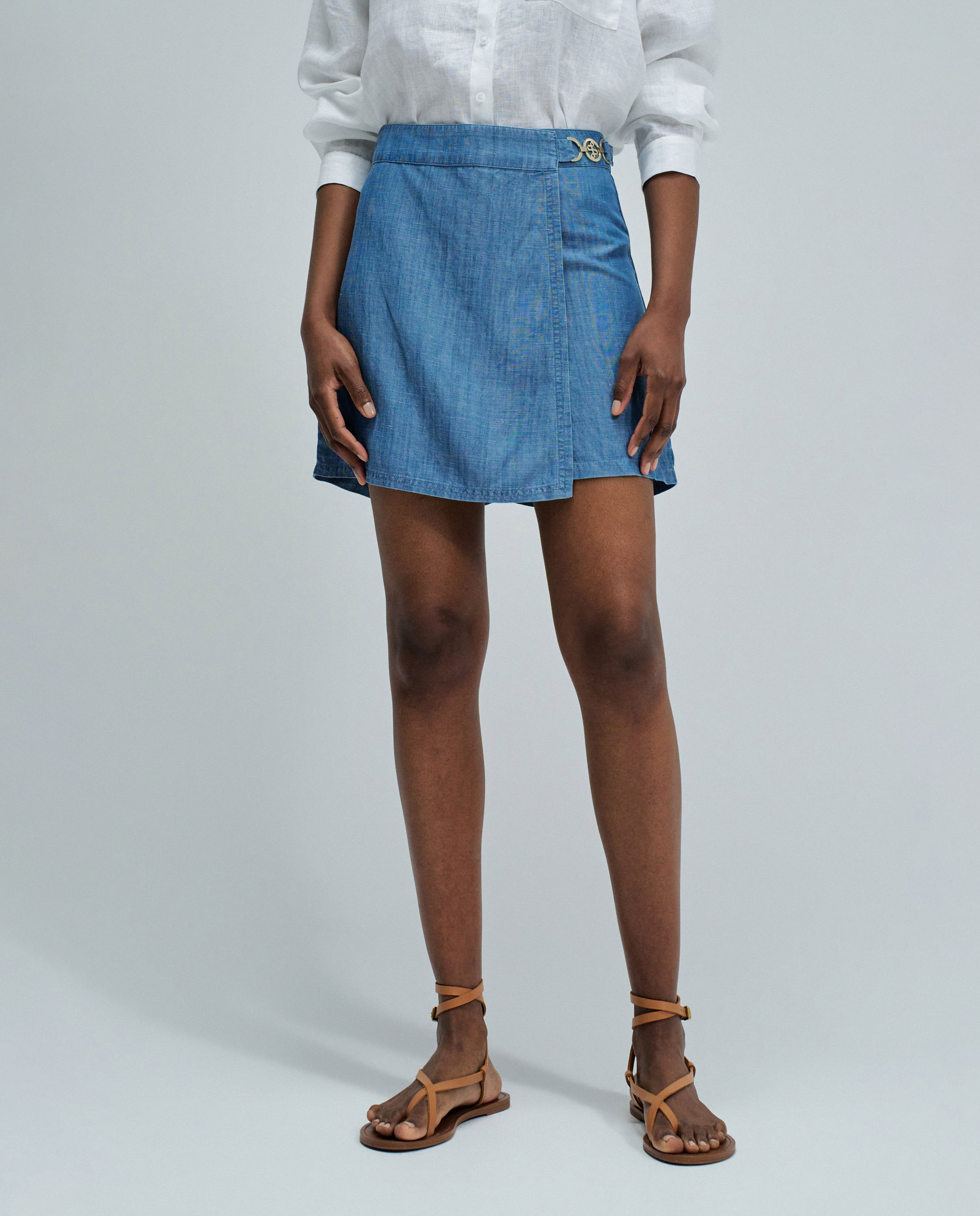 Imagem 0 de Skort em Lightdenim
