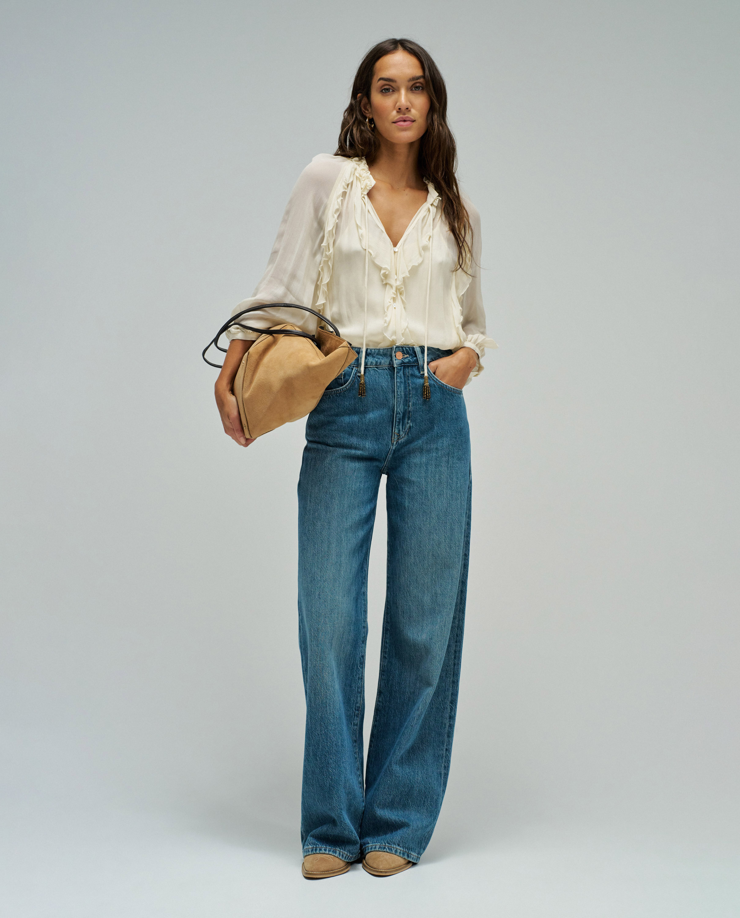 Jeans Largos Azul denim-1