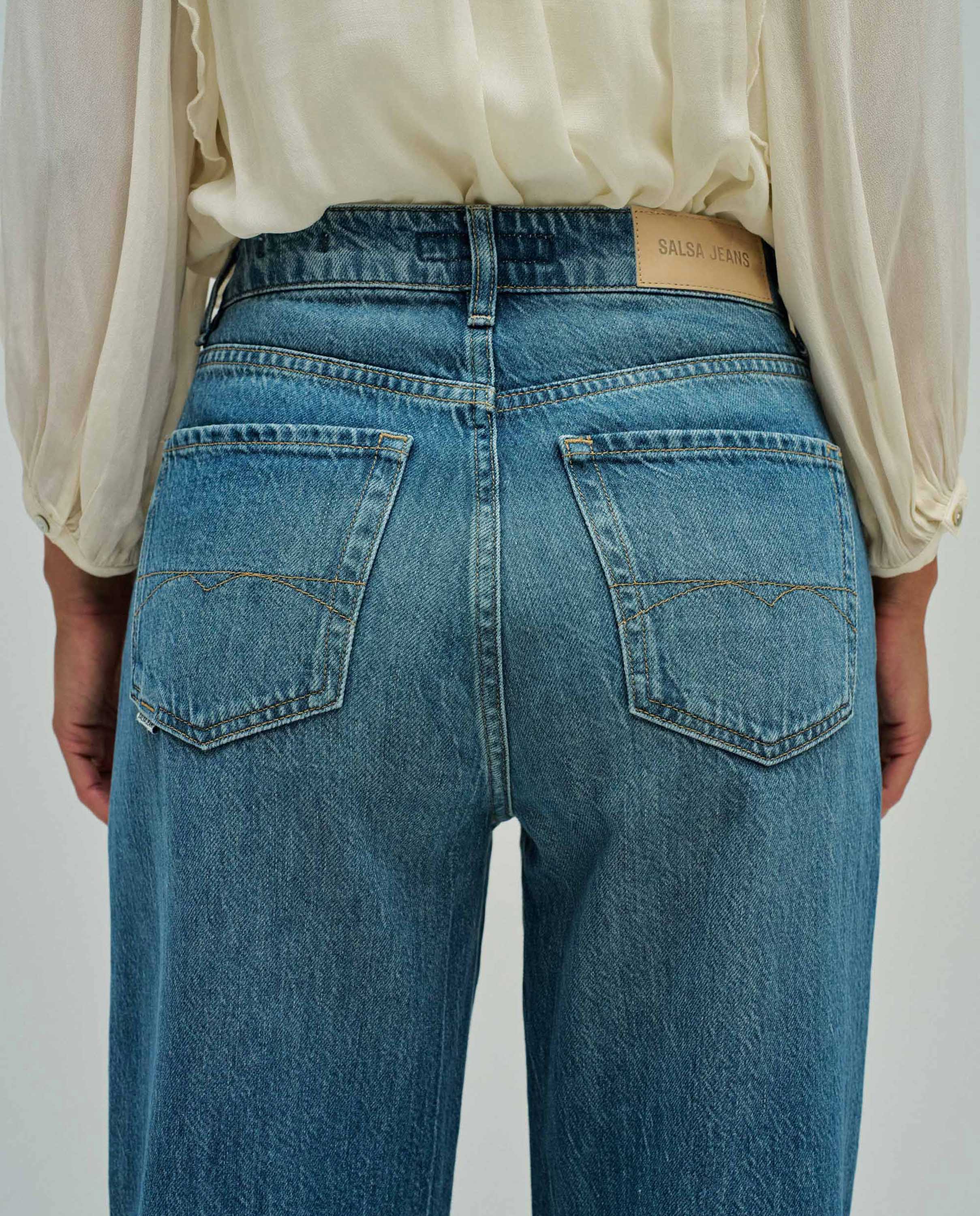 Jeans Largos Azul denim-4
