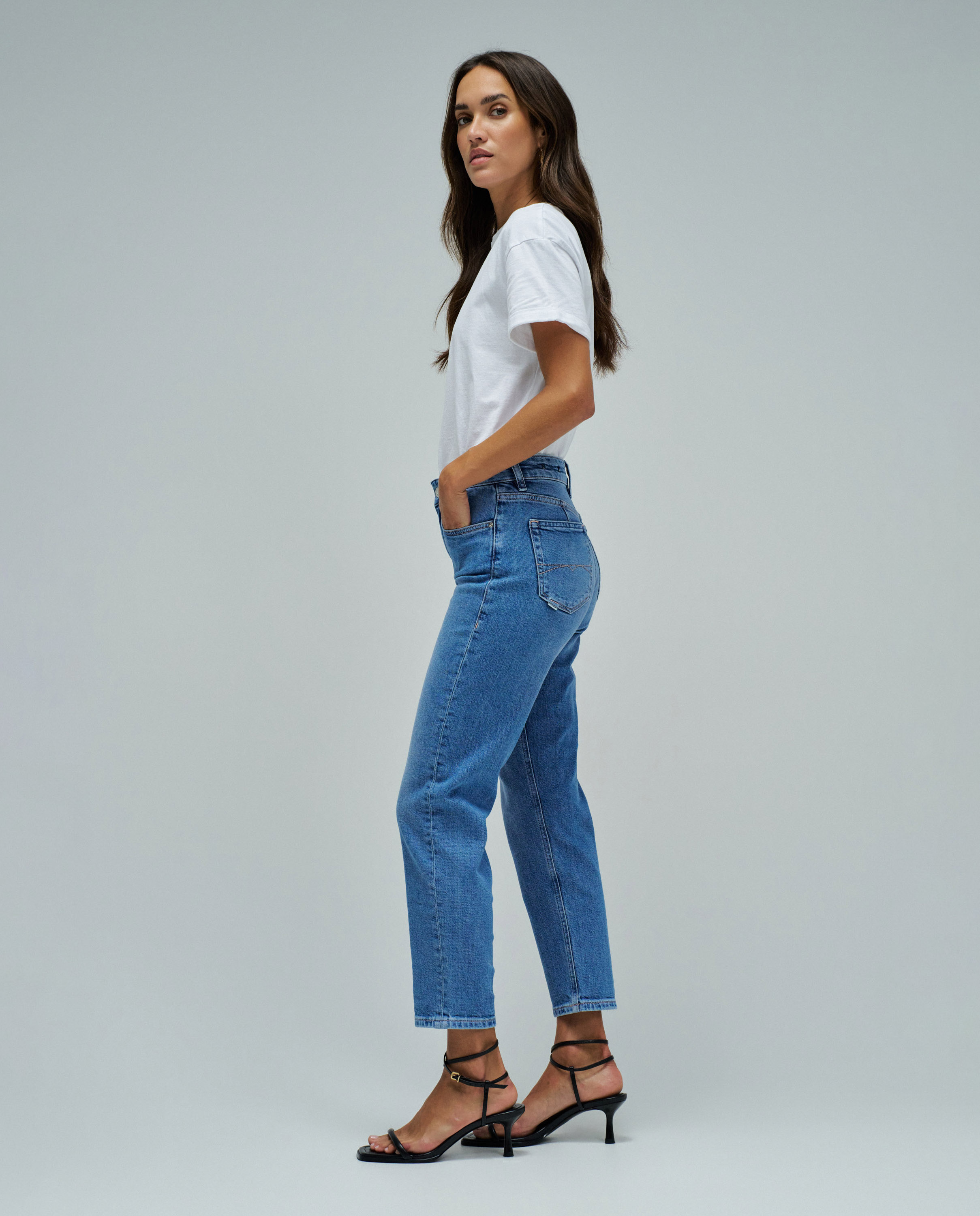 Jeans True Cropped Slim Azul-2