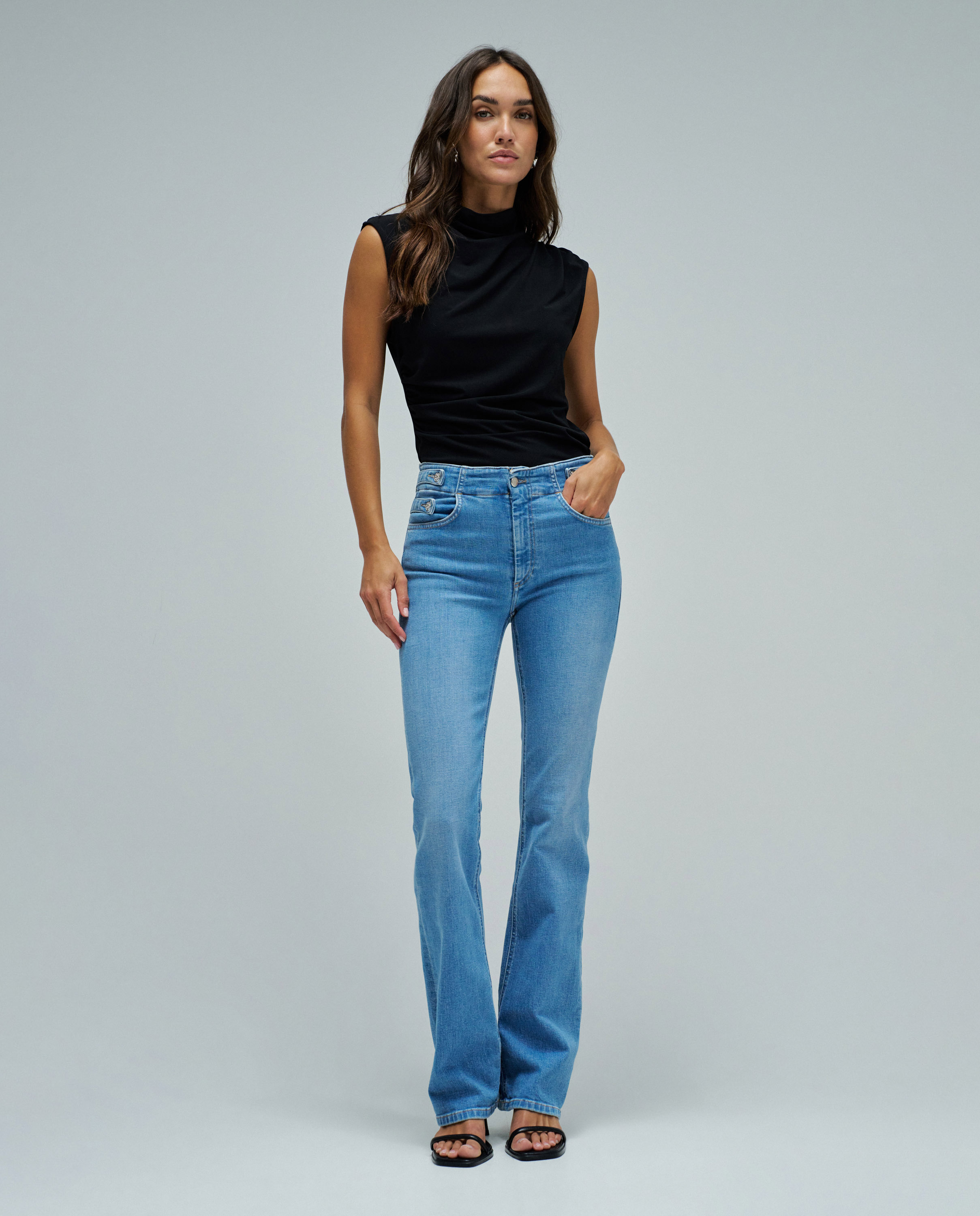 Jeans Destiny Push Up Bootcut Azul-1