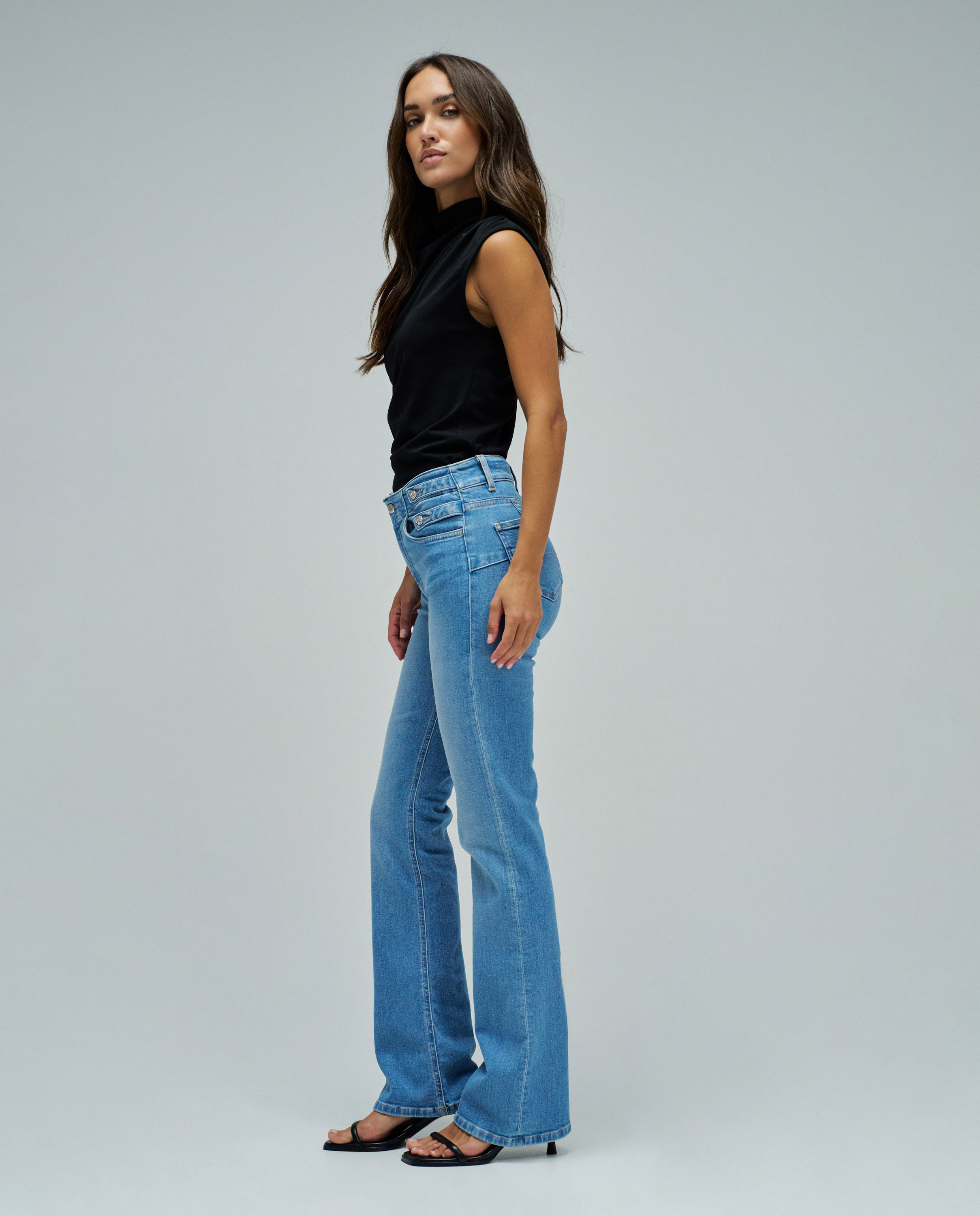 Jeans Destiny Push Up Bootcut Azul-2