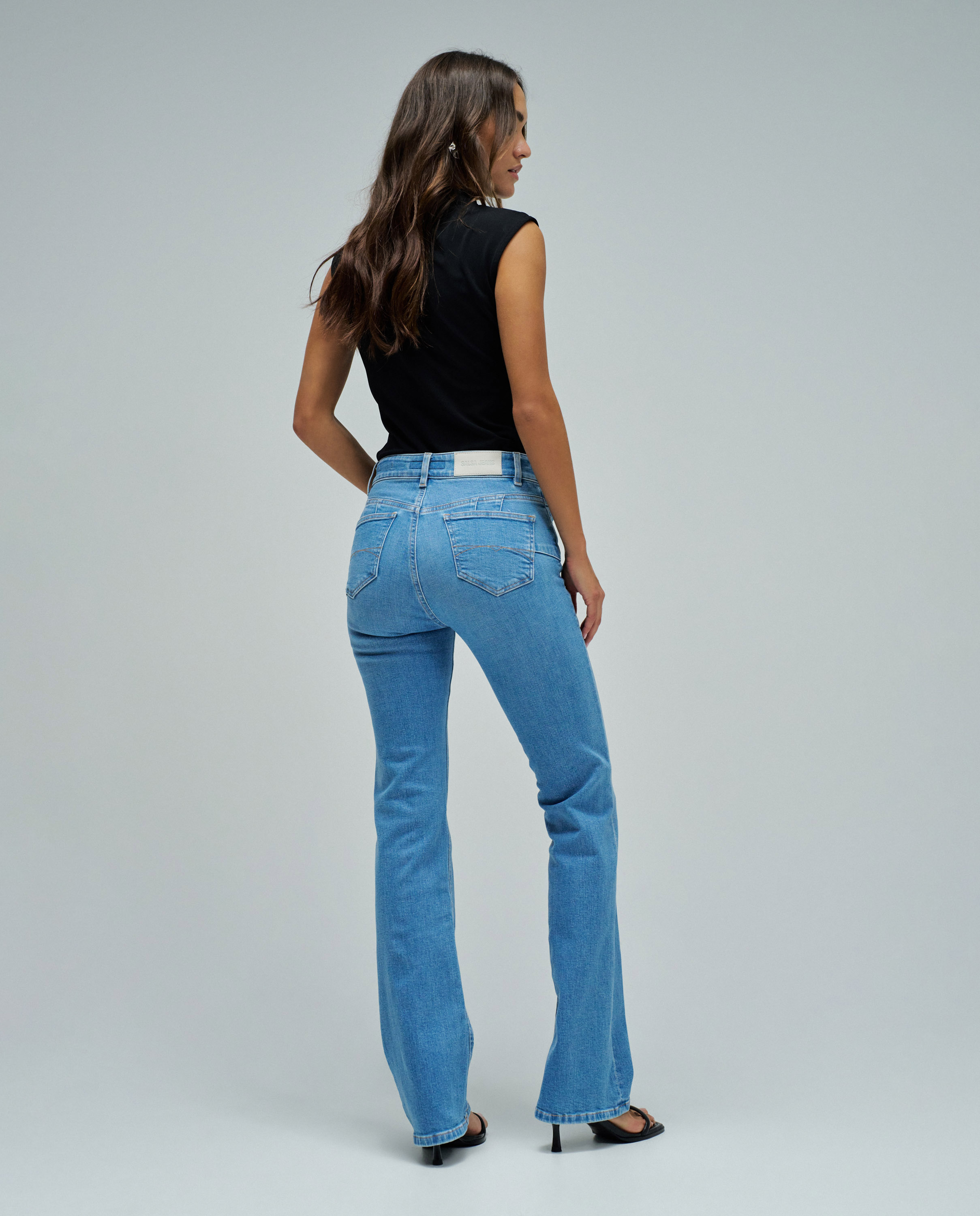 Jeans Destiny Push Up Bootcut Azul-3